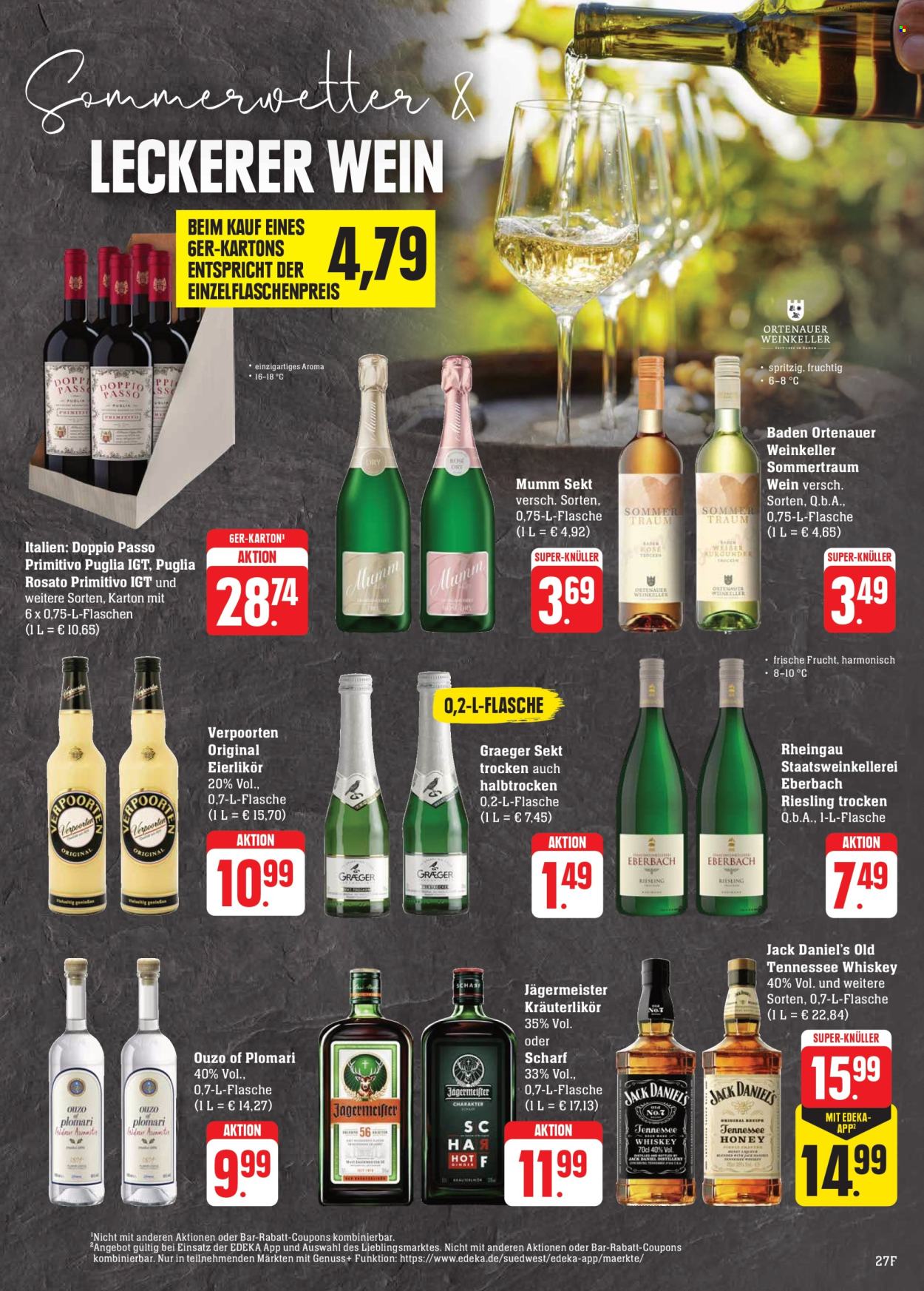 Edeka Prospekte  - 9.09.2024 - 14.09.2024. Seite 27