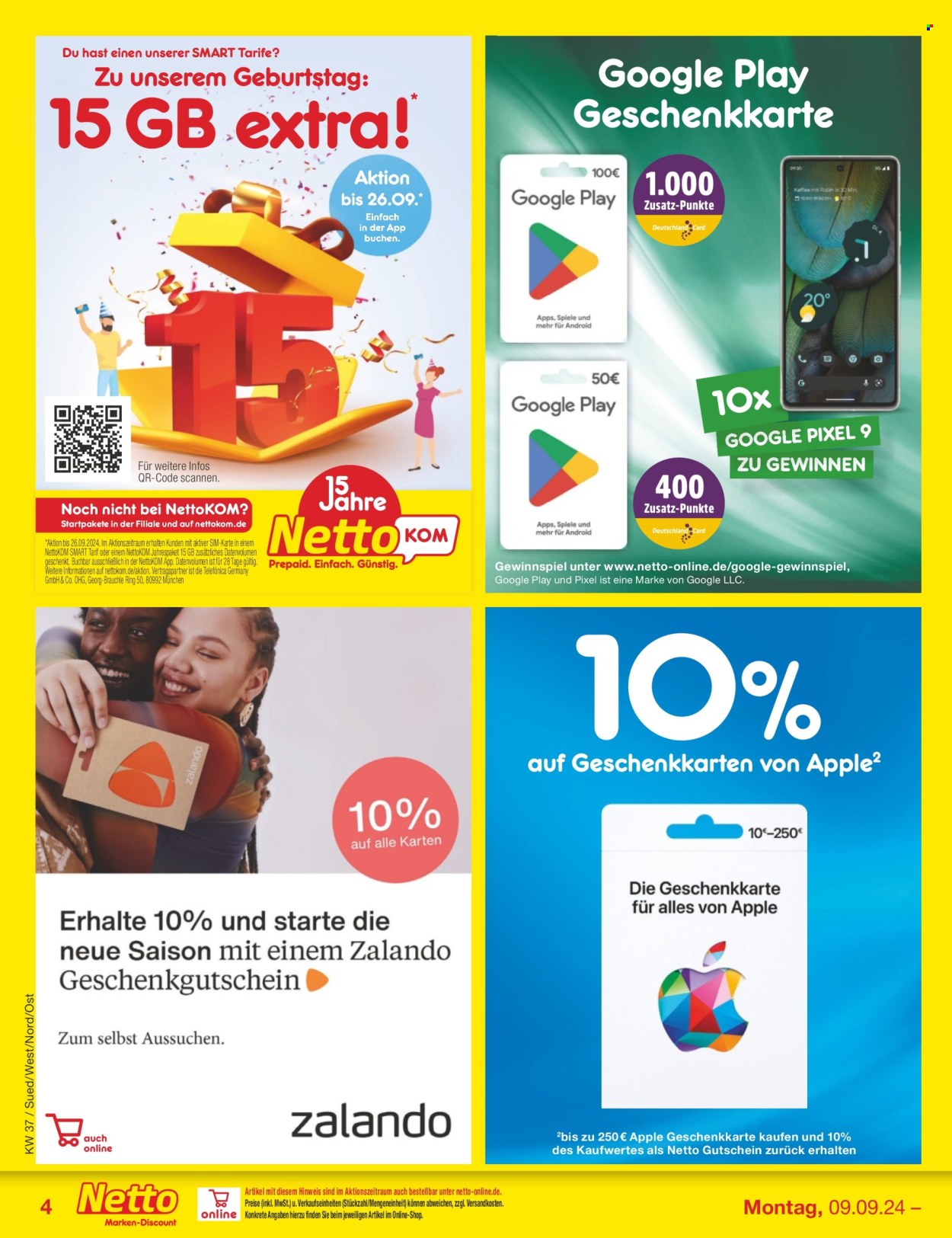 Netto Marken-Discount Prospekte  - 9.09.2024 - 14.09.2024. Seite 4