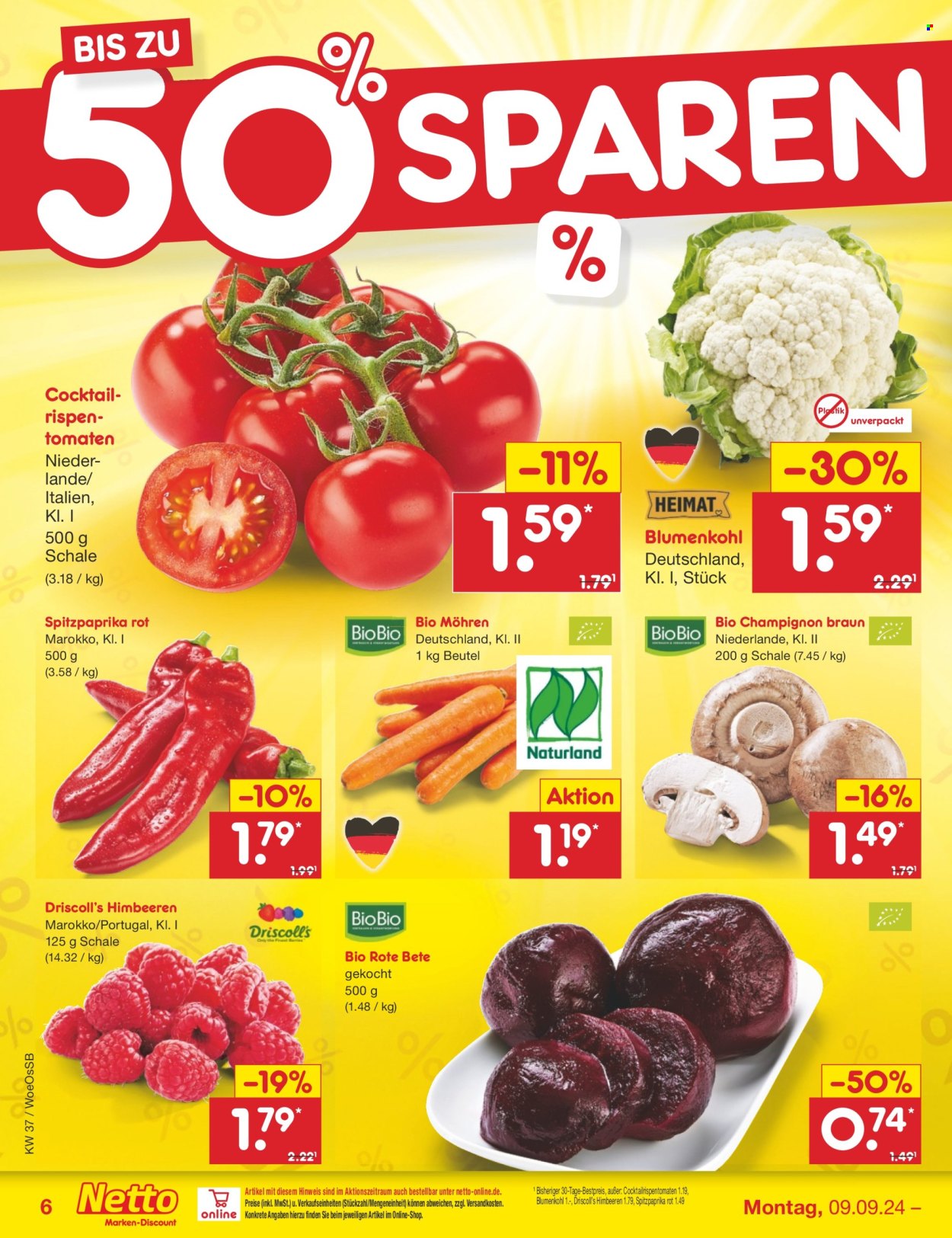 Netto Marken-Discount Prospekte  - 9.09.2024 - 14.09.2024. Seite 6