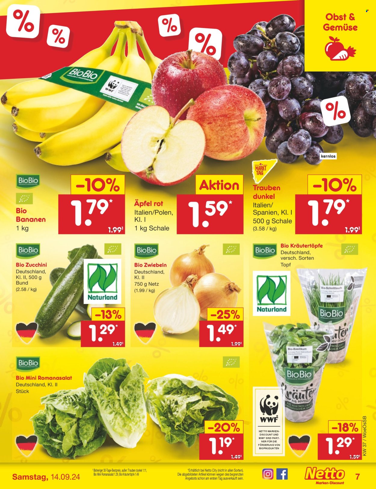 Netto Marken-Discount Prospekte  - 9.09.2024 - 14.09.2024. Seite 7