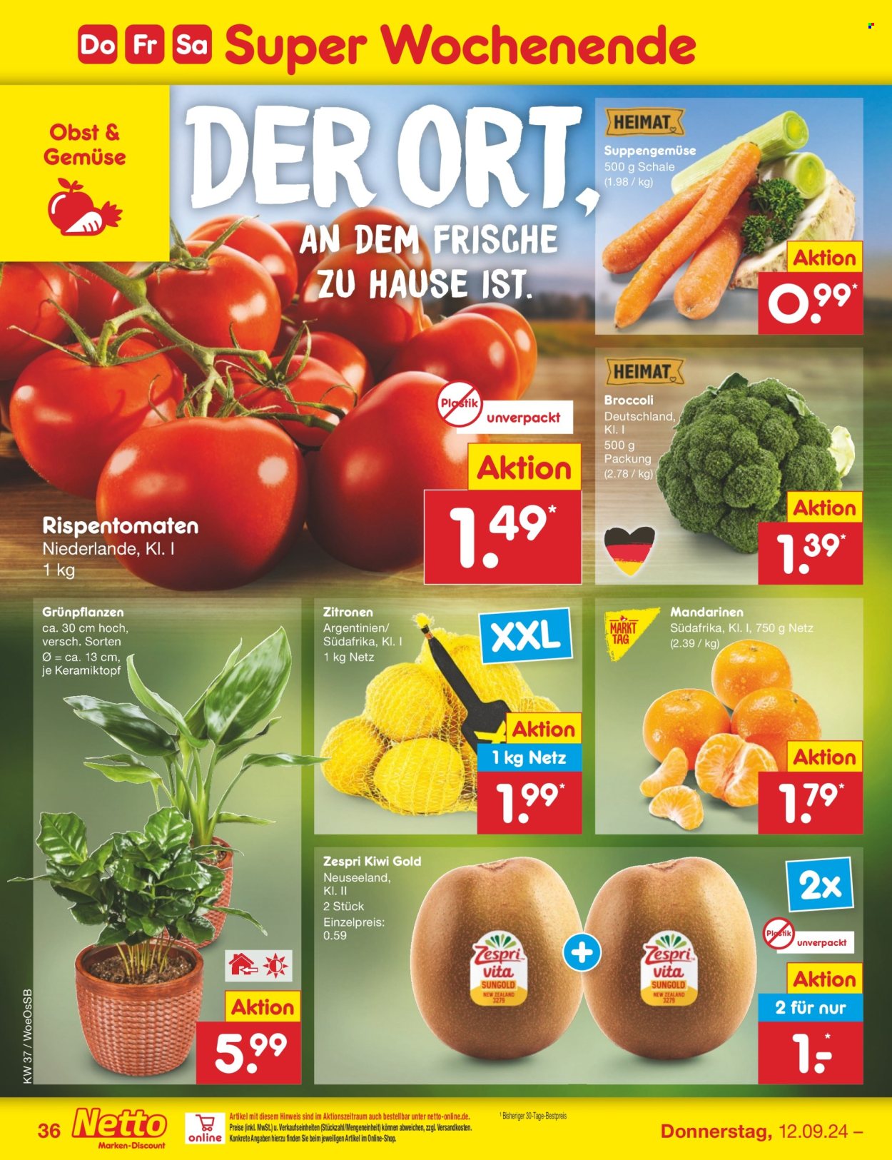 Netto Marken-Discount Prospekte  - 9.09.2024 - 14.09.2024. Seite 44