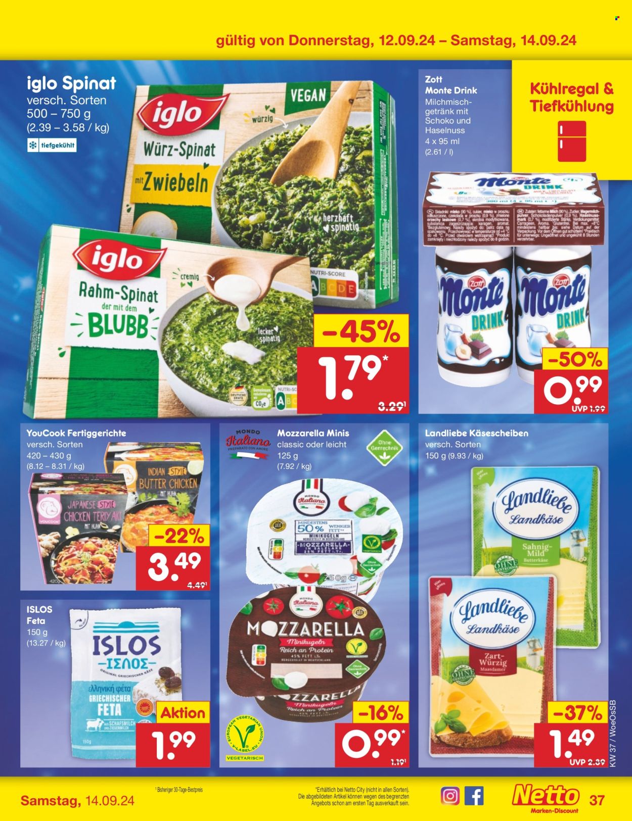 Netto Marken-Discount Prospekte  - 9.09.2024 - 14.09.2024. Seite 45