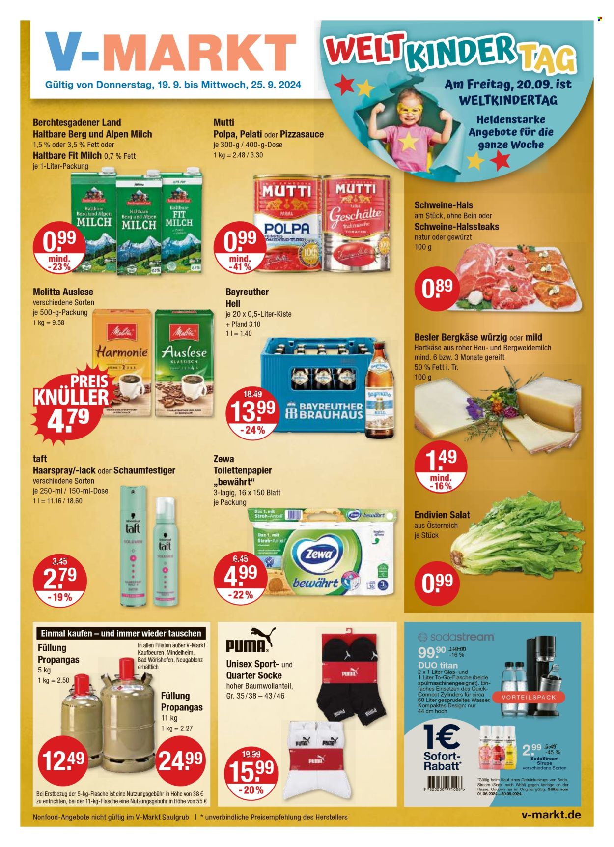 V-Markt Prospekte  - 19.09.2024 - 25.09.2024. Seite 1