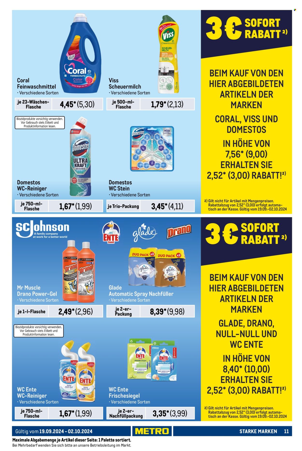 Metro Prospekte  - 19.09.2024 - 2.10.2024. Seite 11