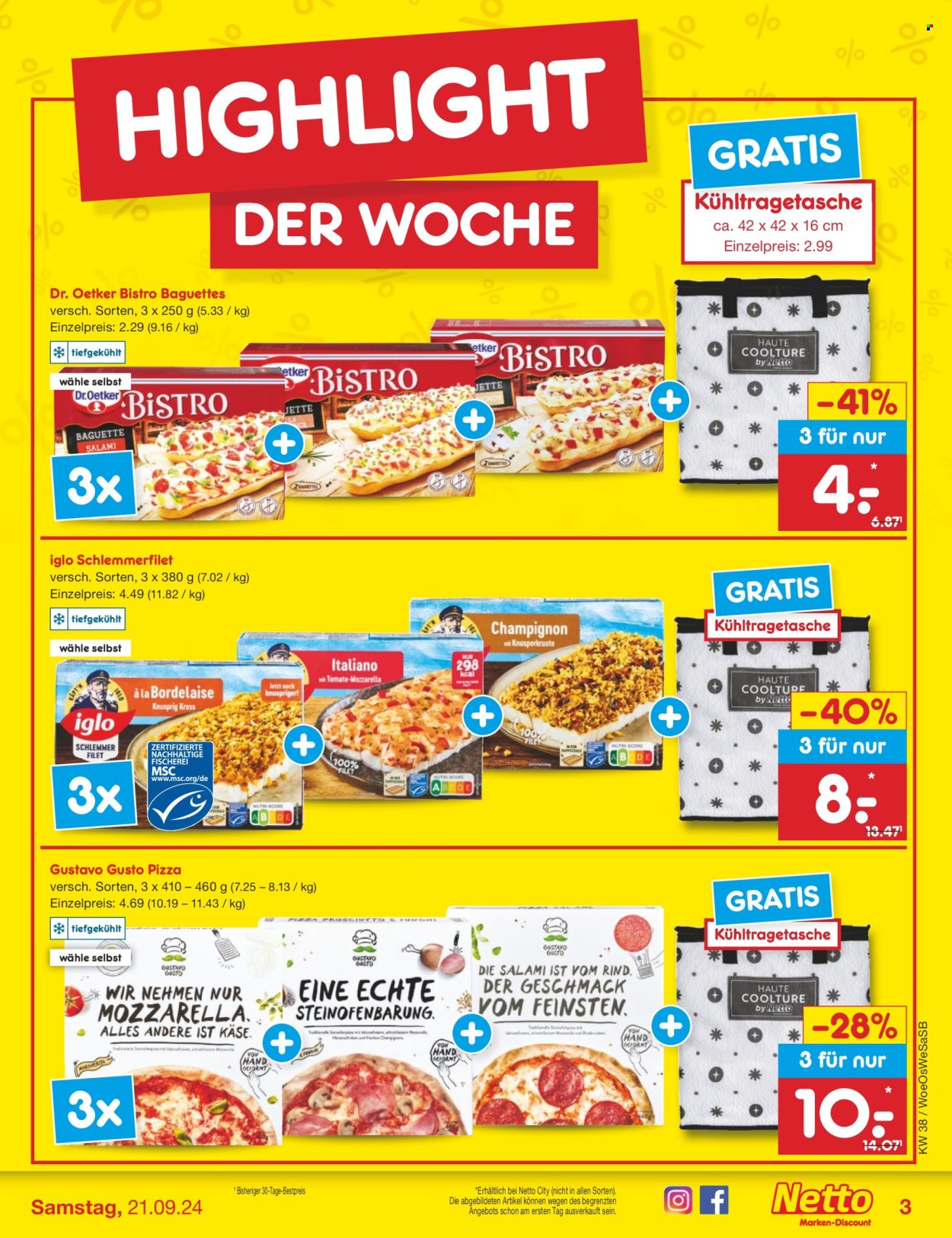 Netto Marken-Discount Prospekte  - 16.09.2024 - 21.09.2024. Seite 3