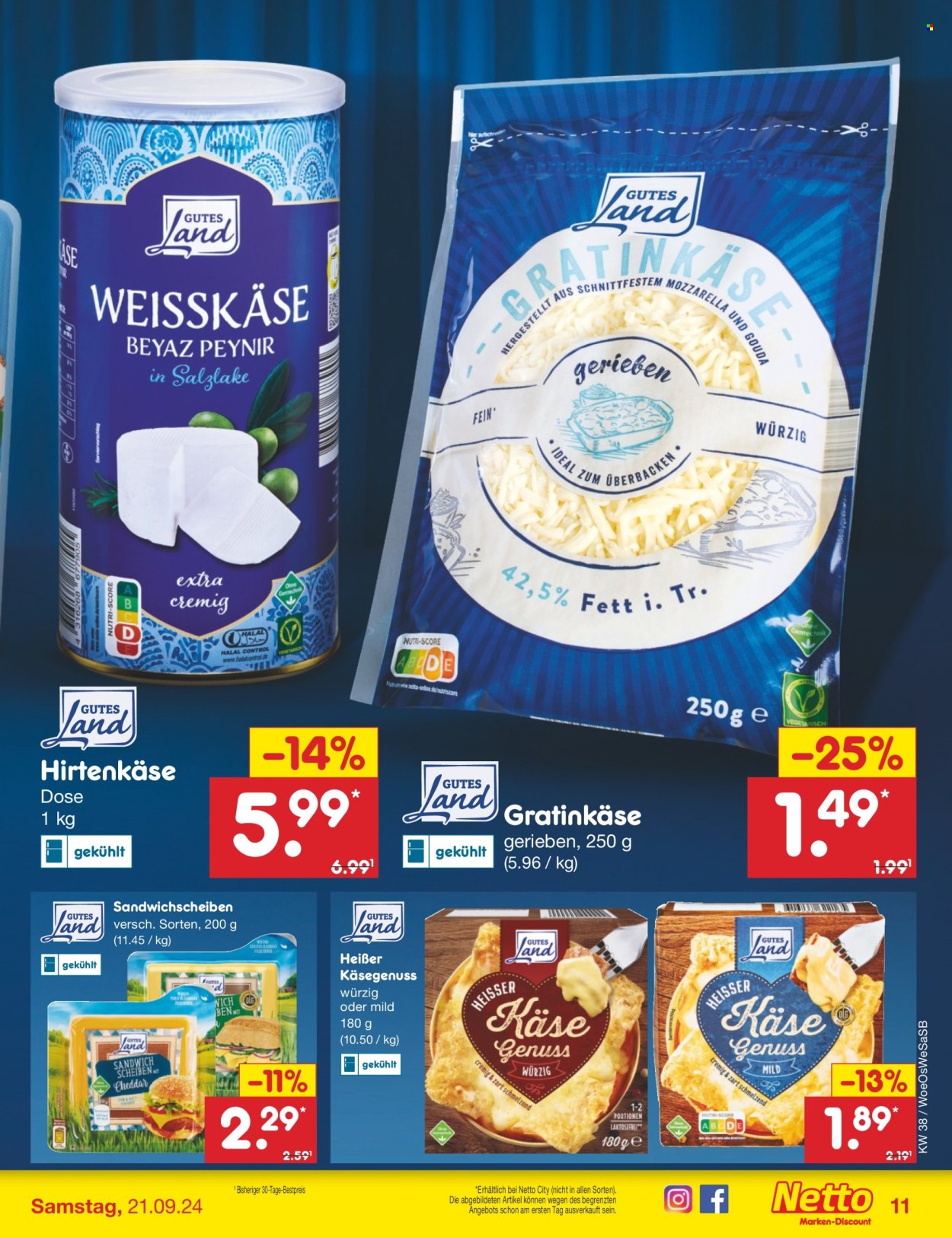 Netto Marken-Discount Prospekte  - 16.09.2024 - 21.09.2024. Seite 11