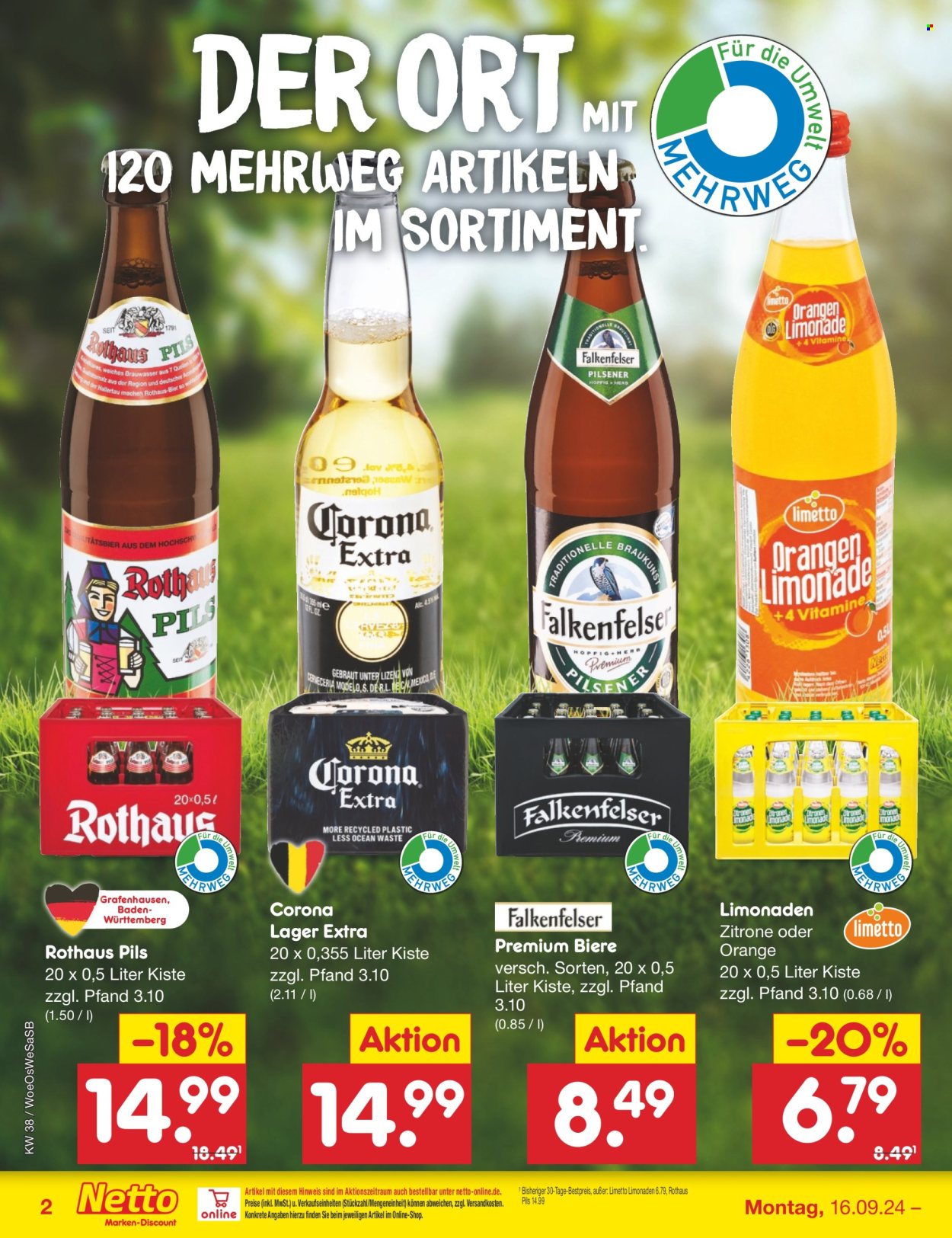 Netto Marken-Discount Prospekte  - 16.09.2024 - 21.09.2024. Seite 19