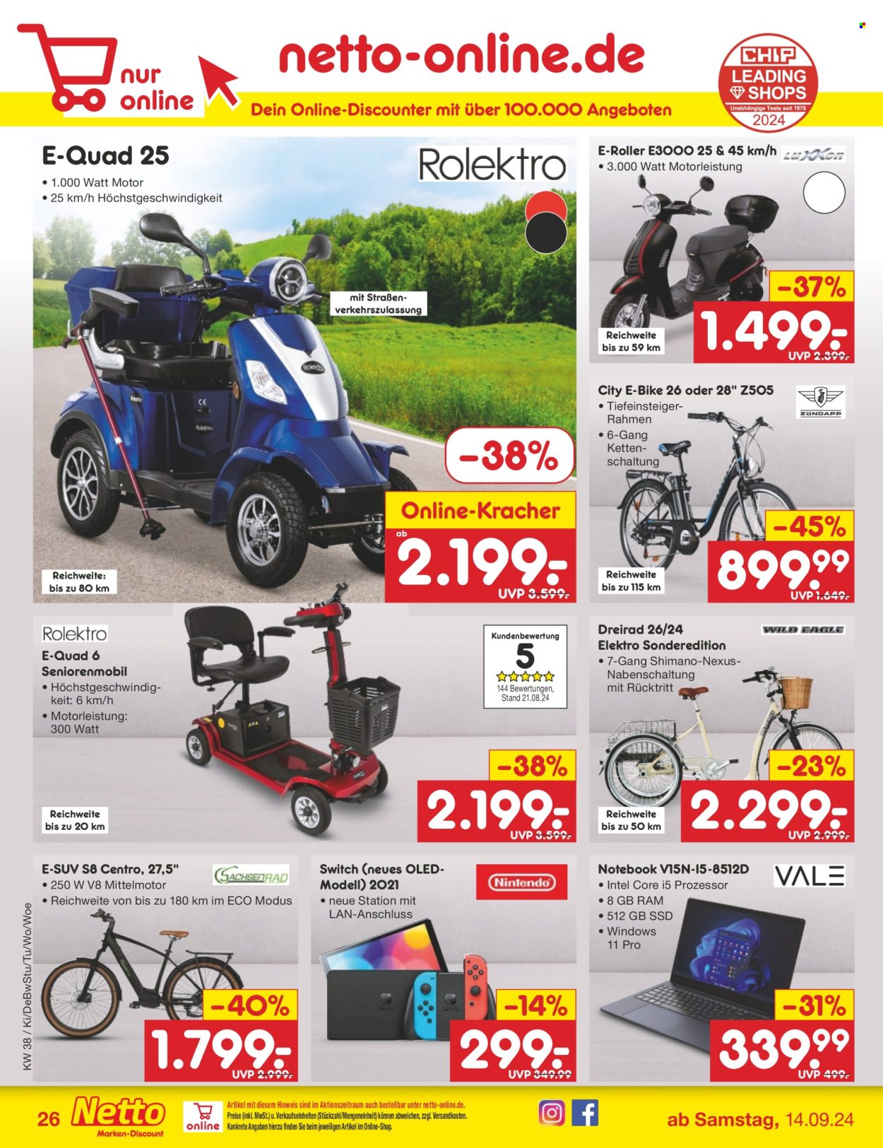 Netto Marken-Discount Prospekte  - 16.09.2024 - 21.09.2024. Seite 34