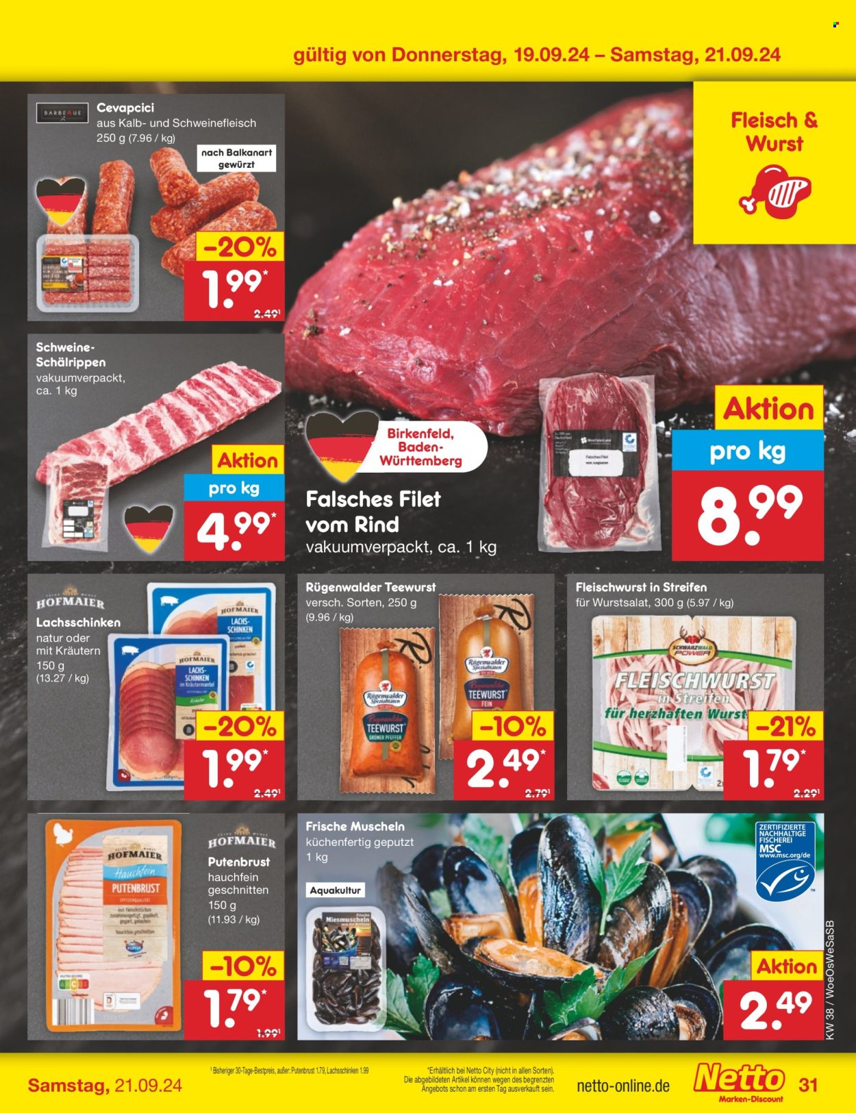 Netto Marken-Discount Prospekte  - 16.09.2024 - 21.09.2024. Seite 41