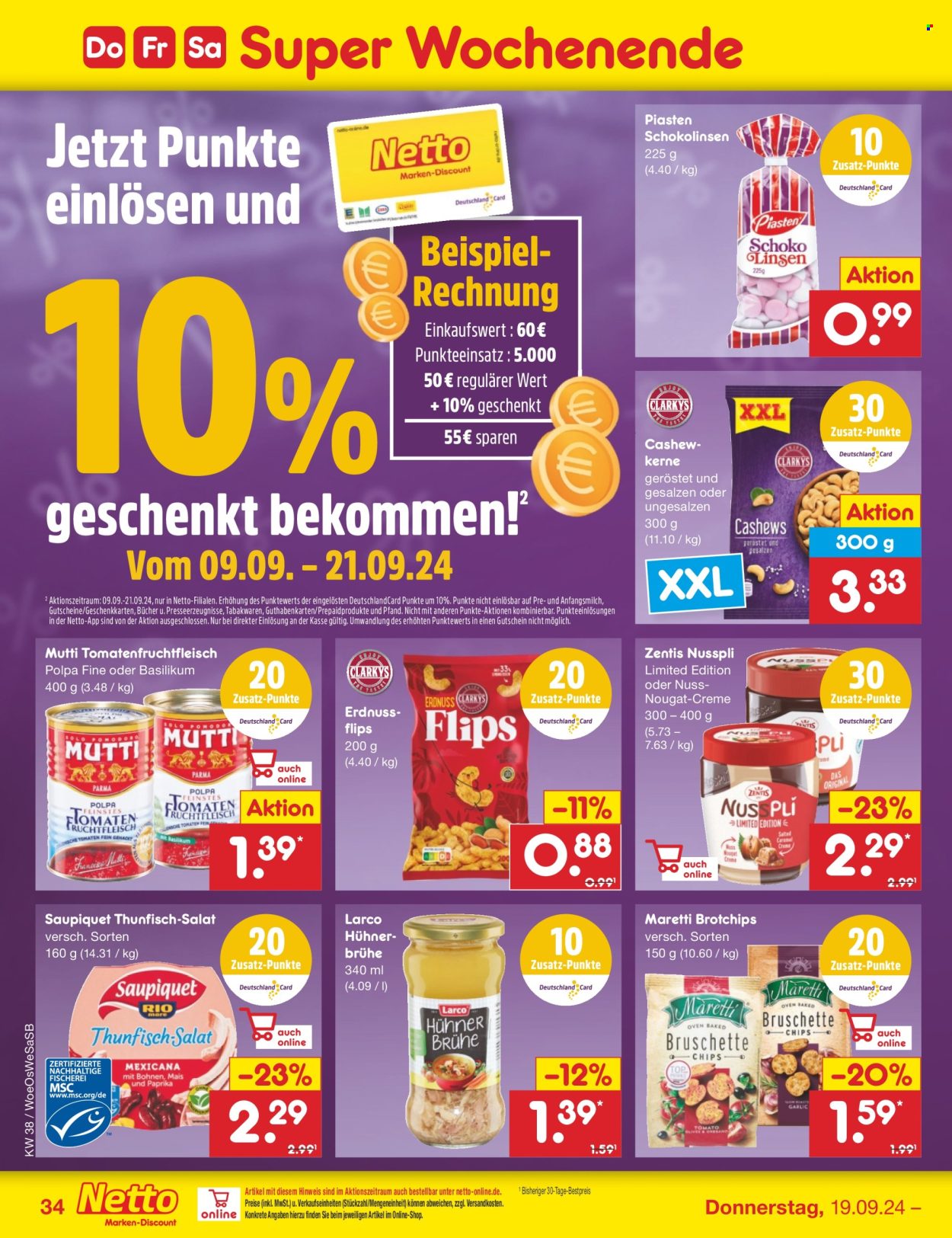 Netto Marken-Discount Prospekte  - 16.09.2024 - 21.09.2024. Seite 44