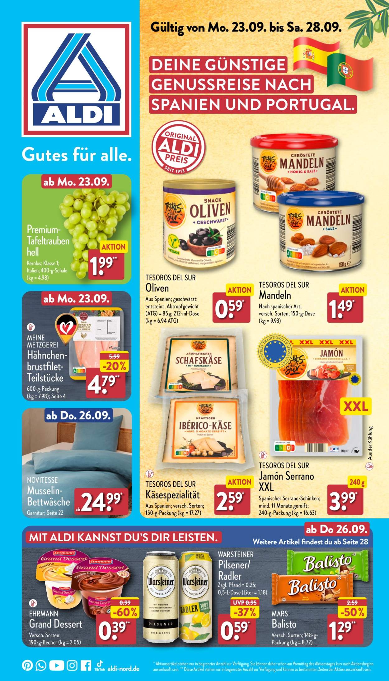 ALDI Nord Prospekte  - 23.09.2024 - 28.09.2024. Seite 1