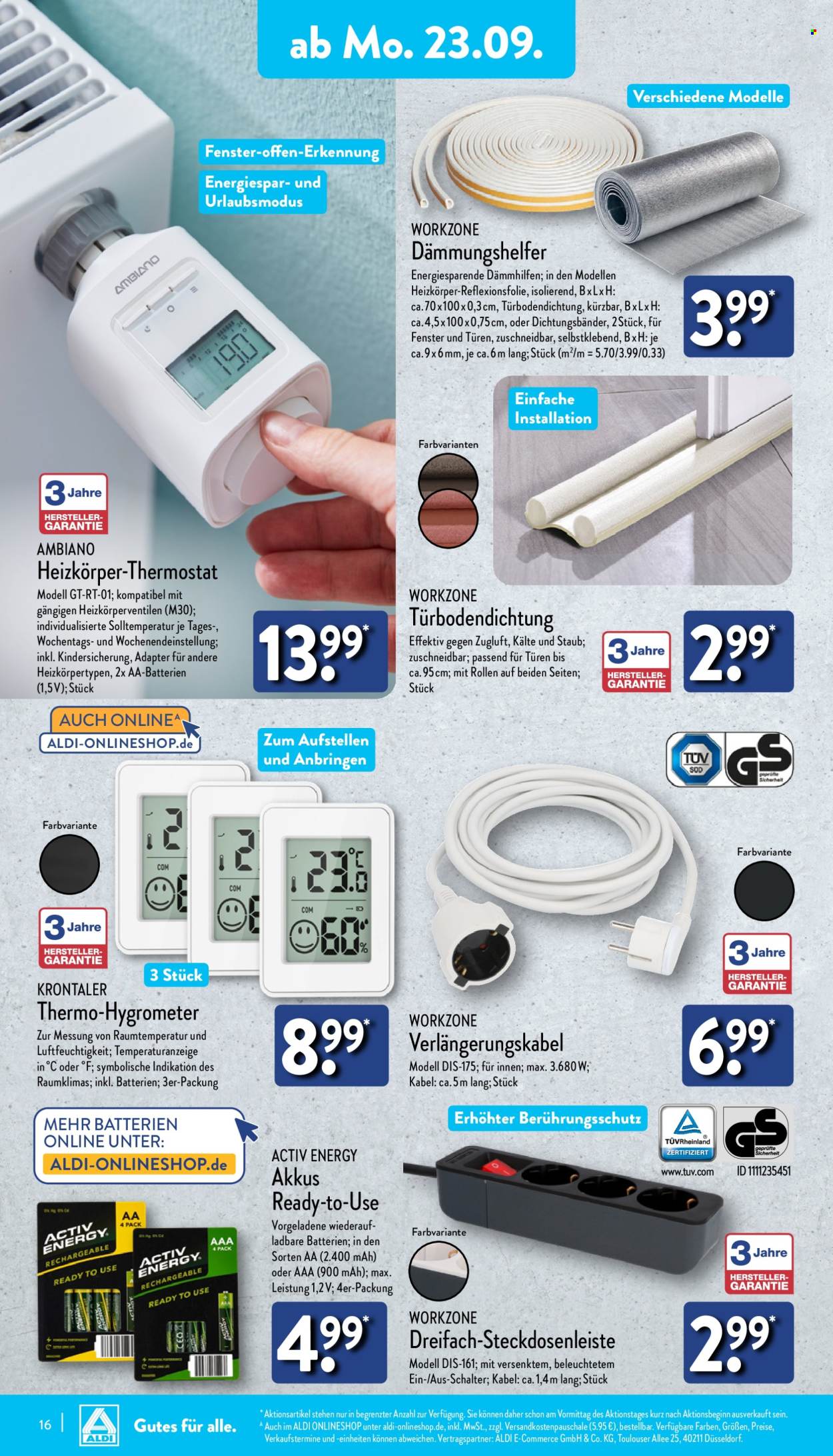 ALDI Nord Prospekte  - 23.09.2024 - 28.09.2024. Seite 16