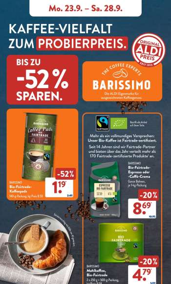 thumbnail - BARISSIMO Bio-Fairtrade-Kaffeepads