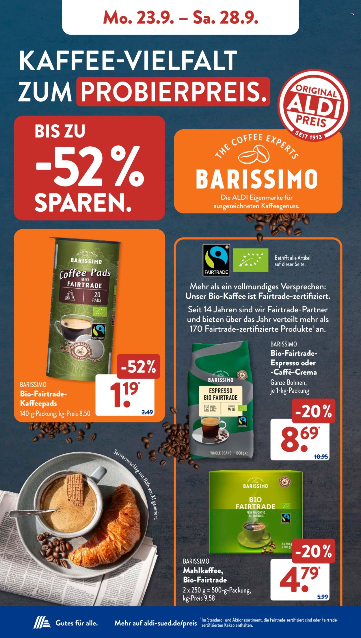 ALDI SÜD Prospekte  - 23.09.2024 - 28.09.2024. Seite 6