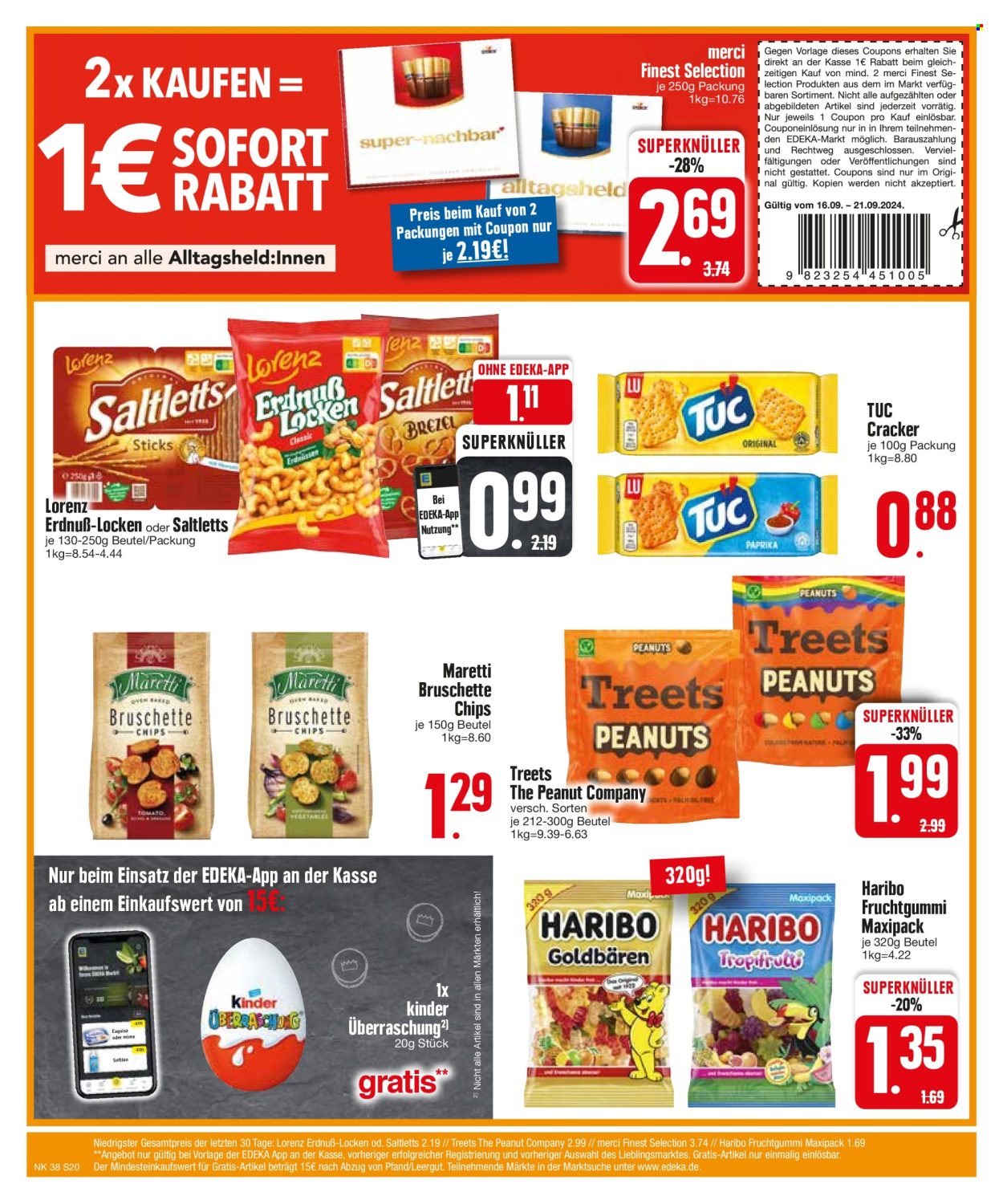 Edeka Prospekte  - 16.09.2024 - 21.09.2024. Seite 20