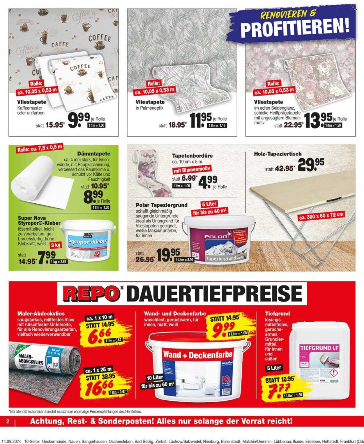 Repo Prospekte  - 16.09.2024 - 21.09.2024. Seite 2