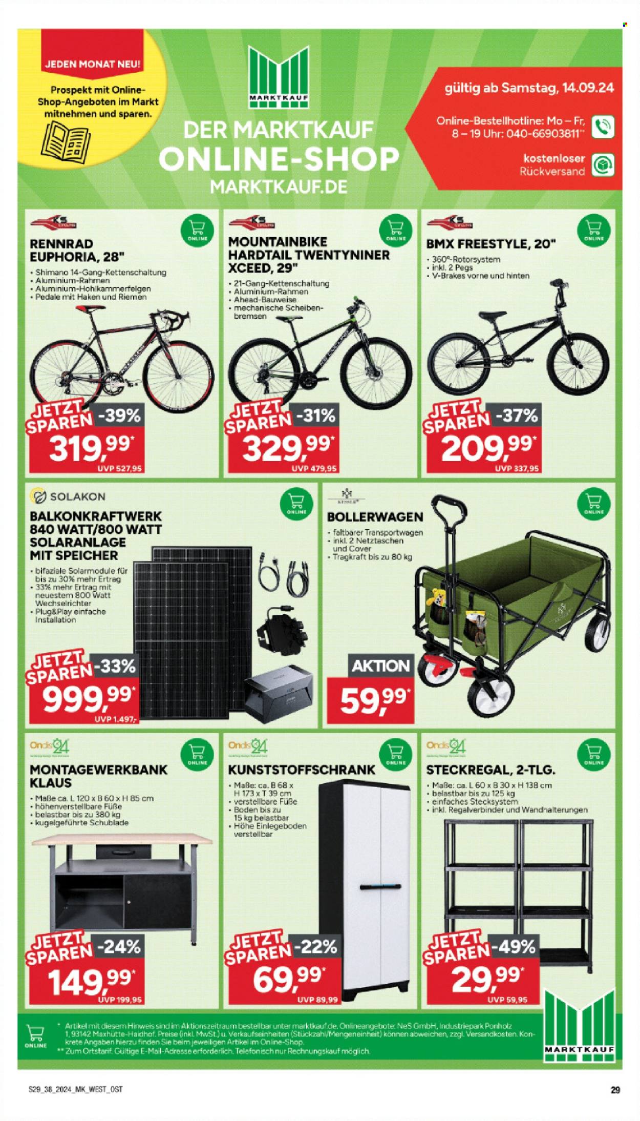 Marktkauf Prospekte  - 16.09.2024 - 21.09.2024. Seite 29