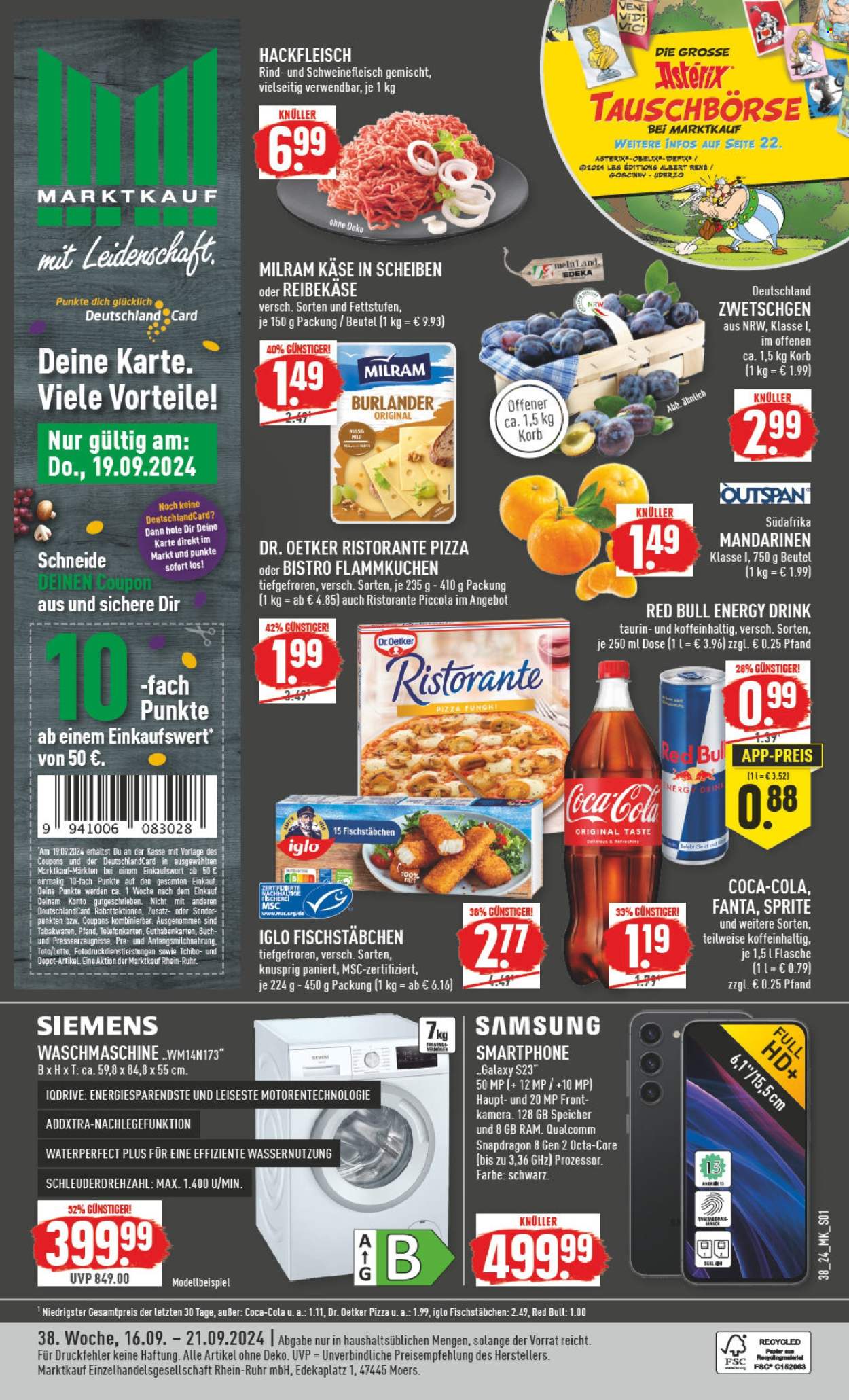 Marktkauf Prospekte  - 16.09.2024 - 21.09.2024. Seite 1