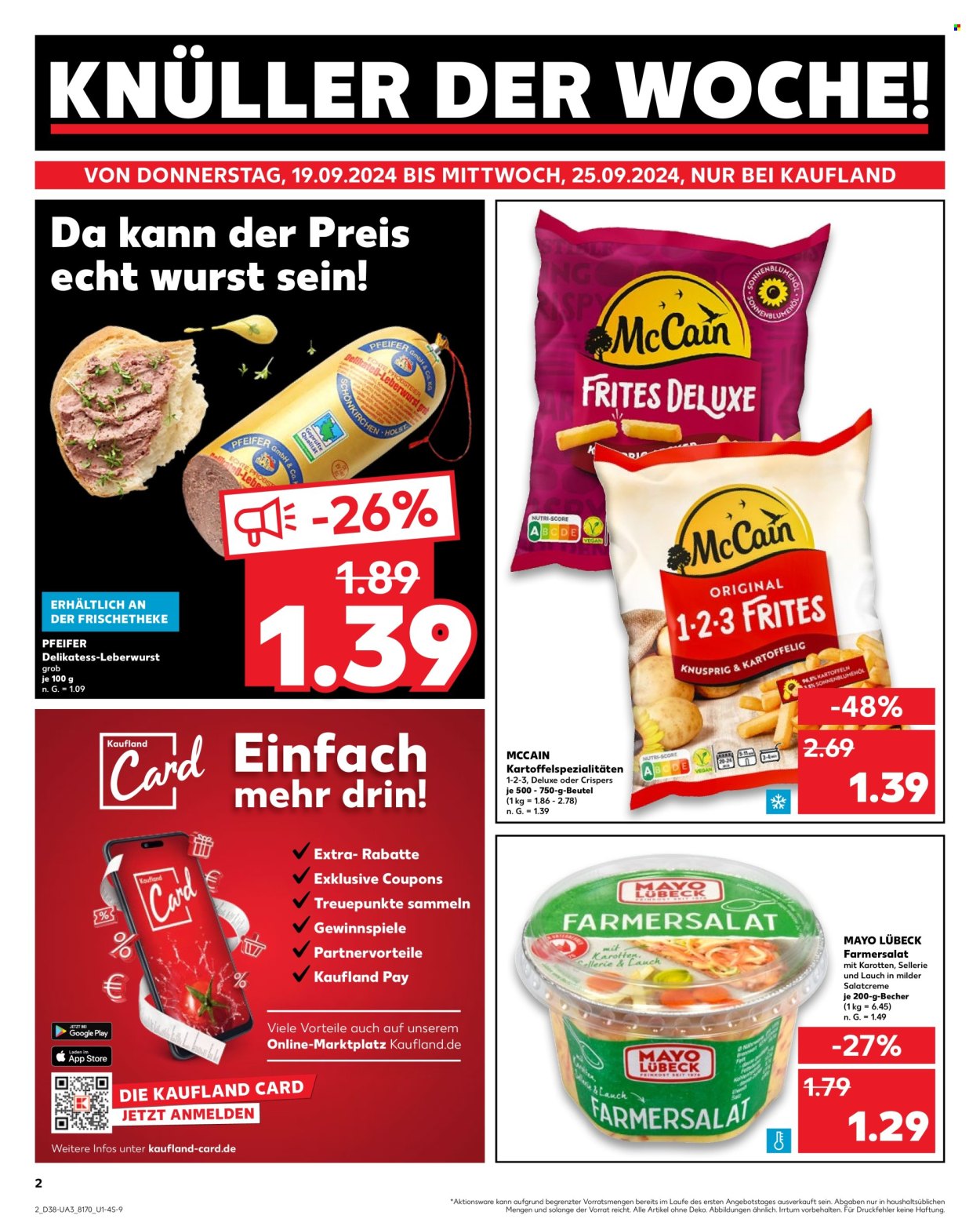 Kaufland Prospekte  - 19.09.2024 - 25.09.2024. Seite 2