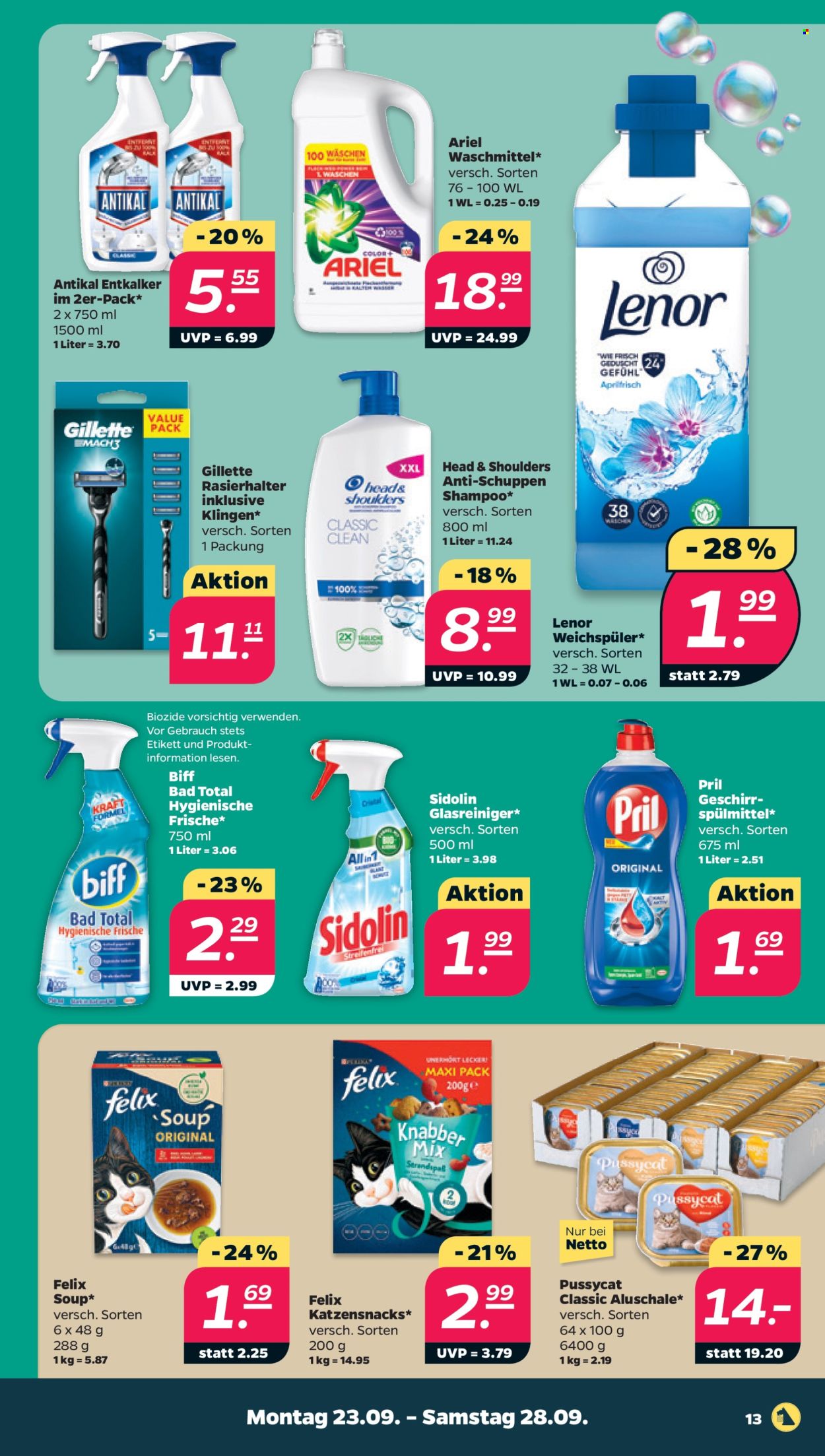 Netto Prospekte  - 23.09.2024 - 28.09.2024. Seite 13