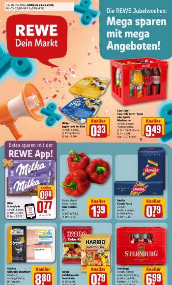 Prospekte REWE - 23.09.2024 - 28.09.2024.
