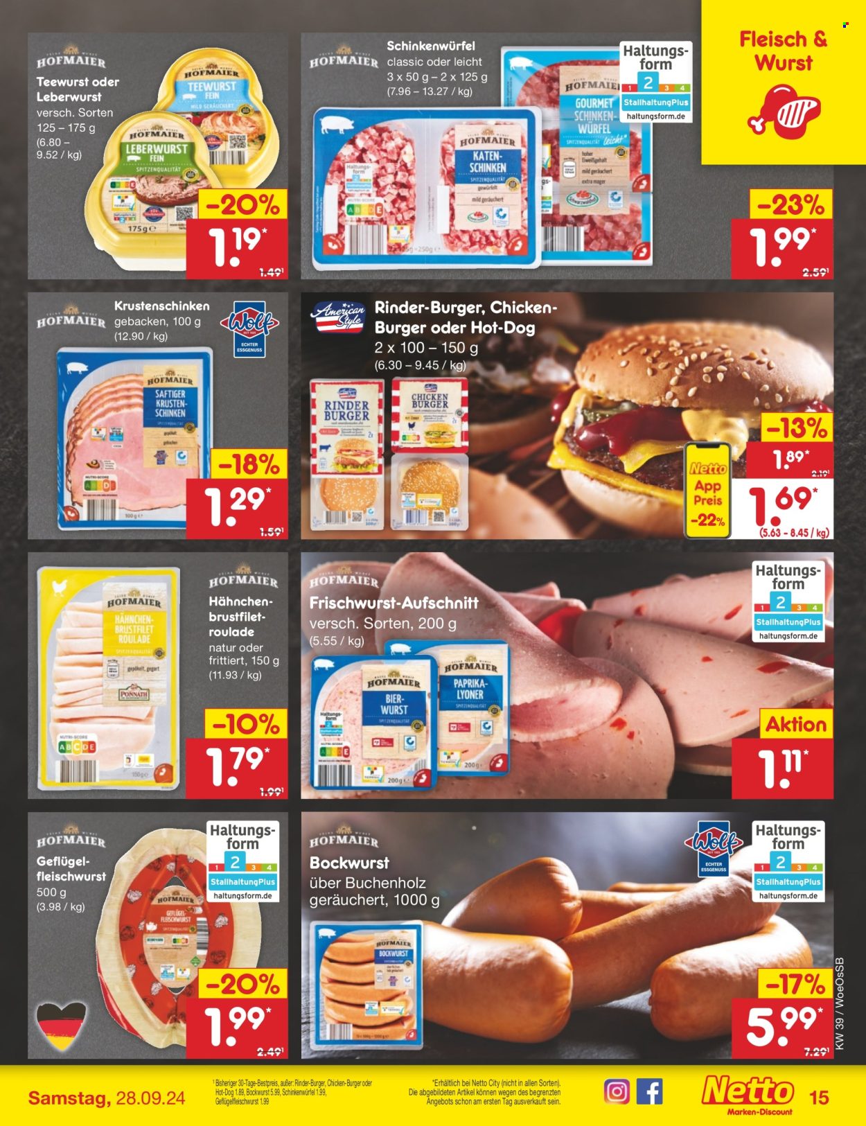 Netto Marken-Discount Prospekte  - 23.09.2024 - 28.09.2024. Seite 19