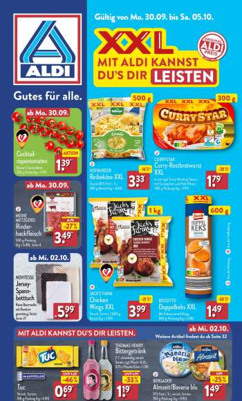 Prospekte ALDI Nord - 30.09.2024 - 5.10.2024.