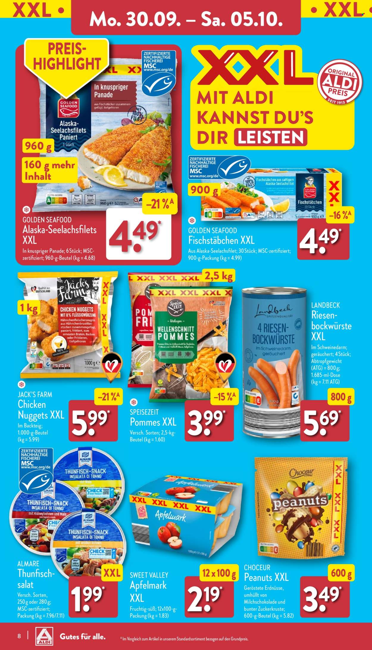 ALDI Nord Prospekte  - 30.09.2024 - 5.10.2024. Seite 8