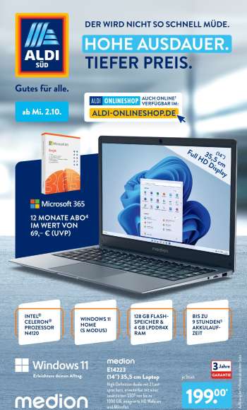 thumbnail - medion E14223 (14") 35,5 cm Laptop