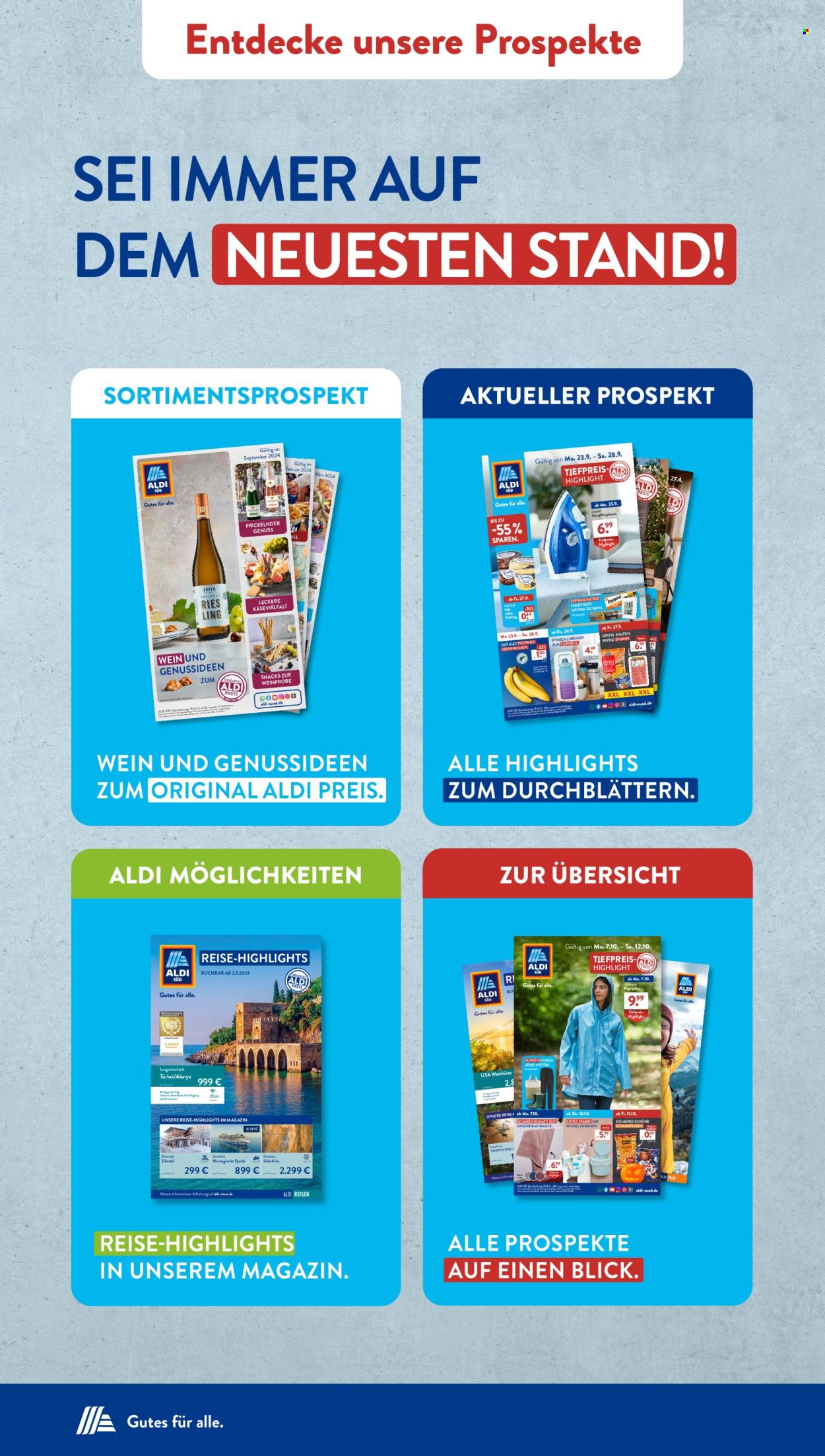 ALDI SÜD Prospekte  - 30.09.2024 - 5.10.2024. Seite 50