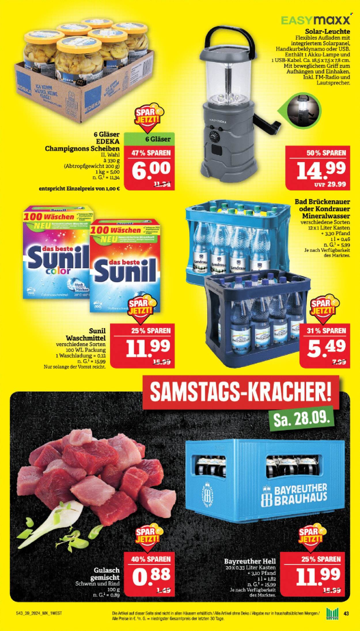 Marktkauf Prospekte  - 23.09.2024 - 28.09.2024. Seite 43