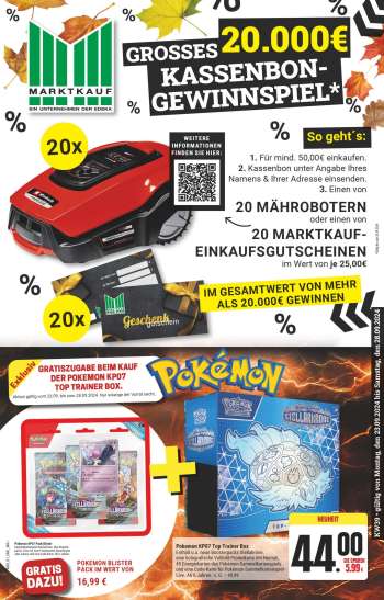 Prospekte Marktkauf - 23.09.2024 - 28.09.2024.