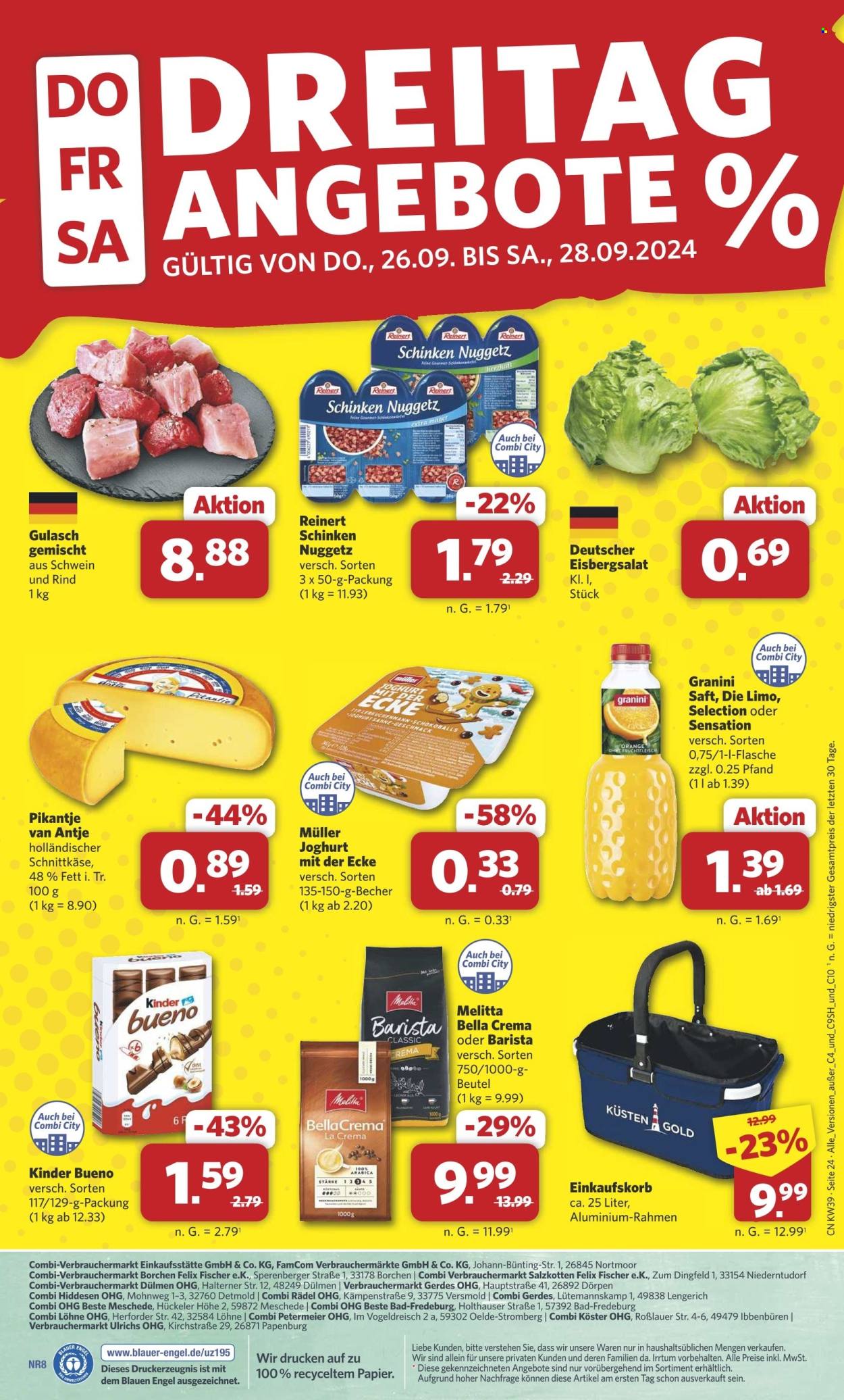 Combi Prospekte  - 23.09.2024 - 28.09.2024. Seite 24