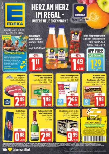 Prospekte Edeka - 23.09.2024 - 28.09.2024.