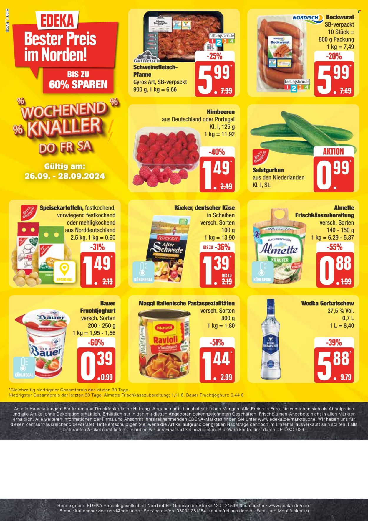 Edeka Prospekte  - 23.09.2024 - 28.09.2024. Seite 20