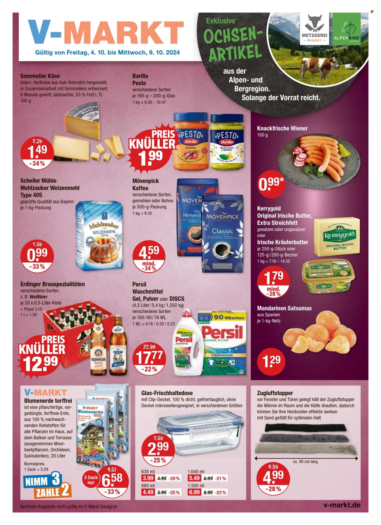 V-Markt Prospekte  - 4.10.2024 - 9.10.2024. Seite 1