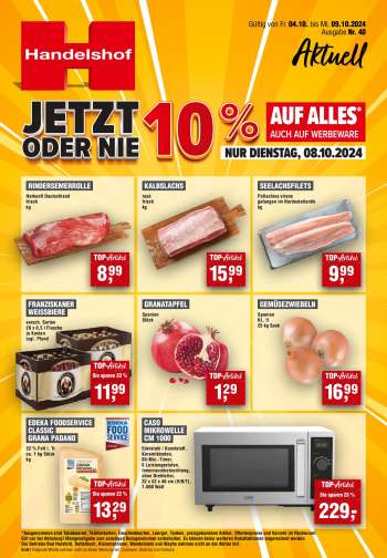 Prospekte Handelshof - 4.10.2024 - 9.10.2024.