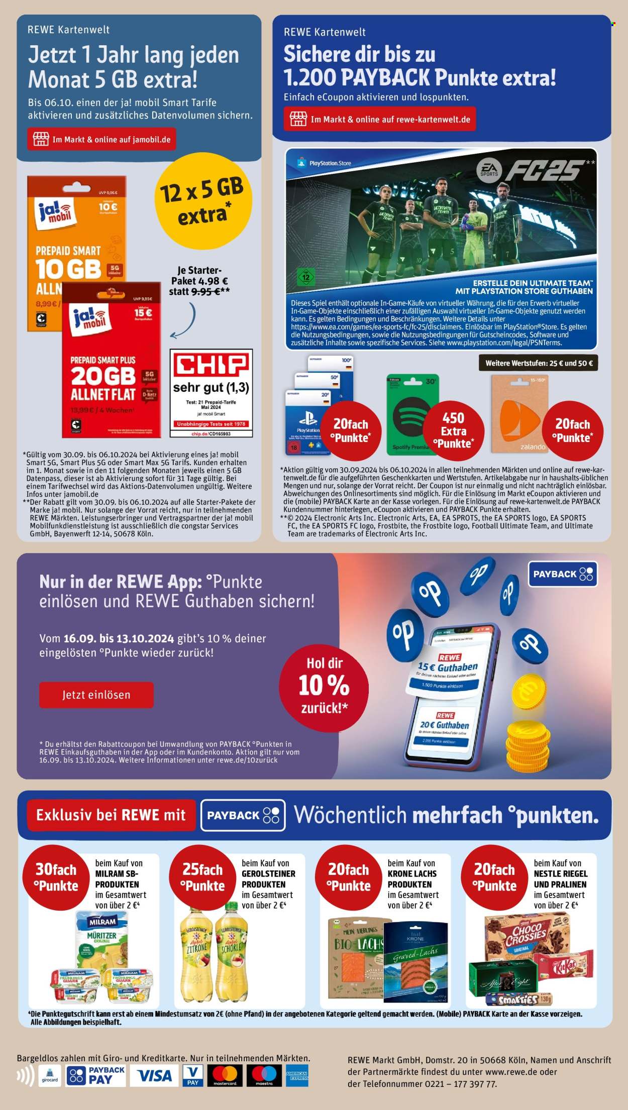 Leták REWE - 30.9.2024 - 5.10.2024. Strana 30