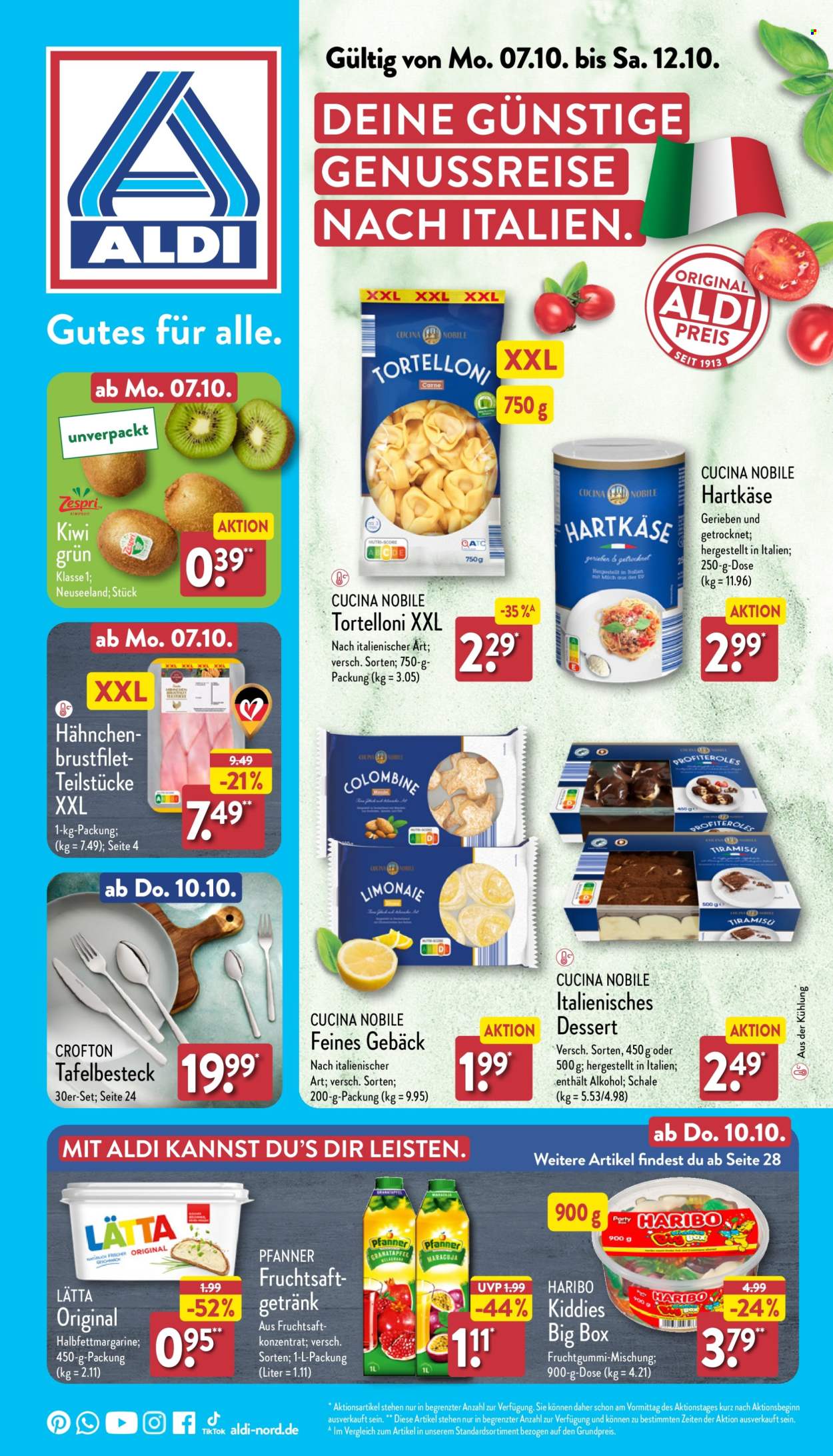 ALDI Nord Prospekte  - 7.10.2024 - 12.10.2024. Seite 1