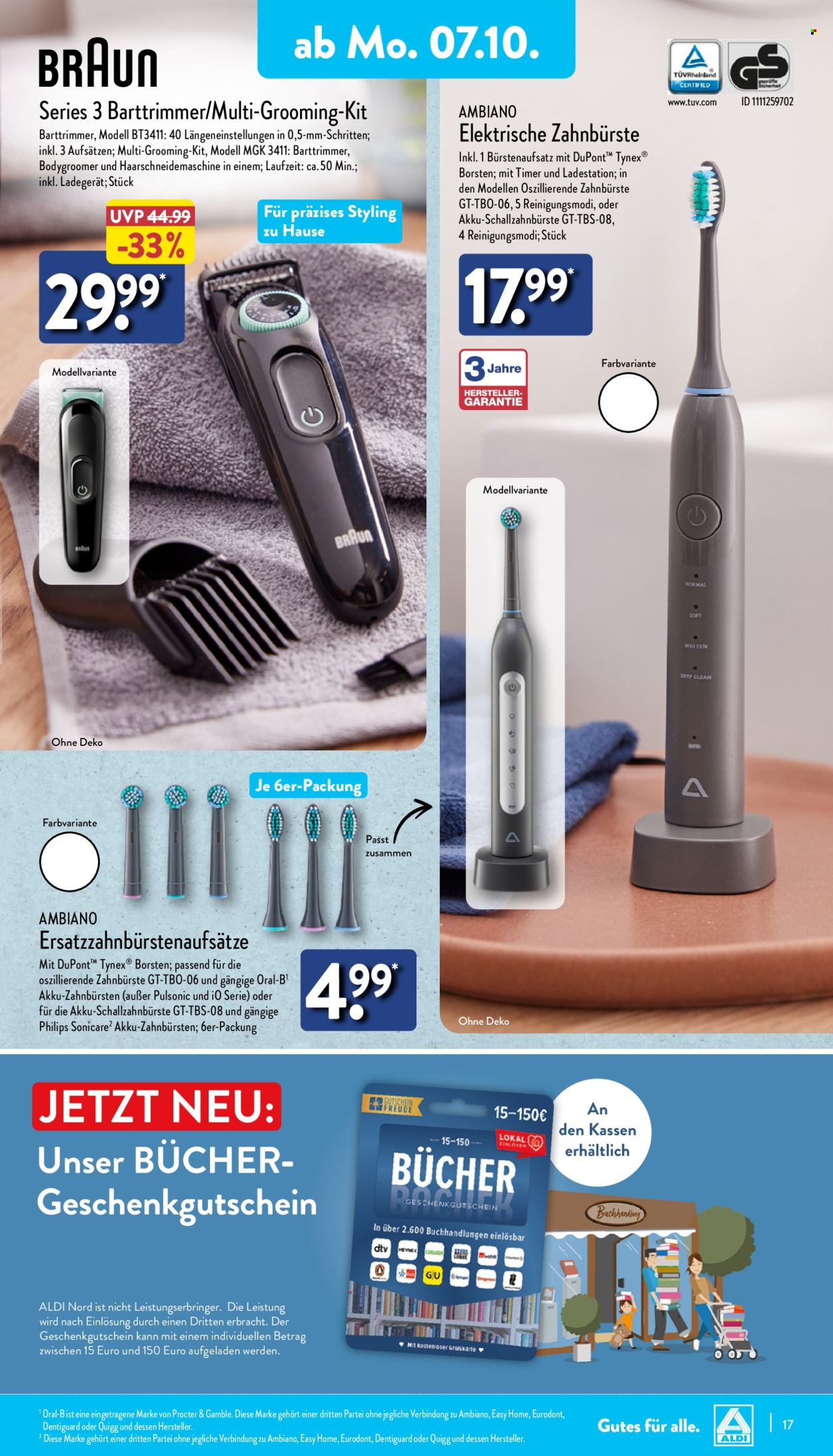 ALDI Nord Prospekte  - 7.10.2024 - 12.10.2024. Seite 17
