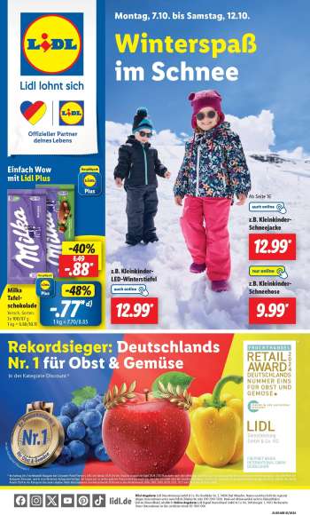 Prospekte Lidl - 7.10.2024 - 12.10.2024.