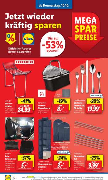 thumbnail - LIVARNO home Edelstahl-Besteck-Set, 60-teilig