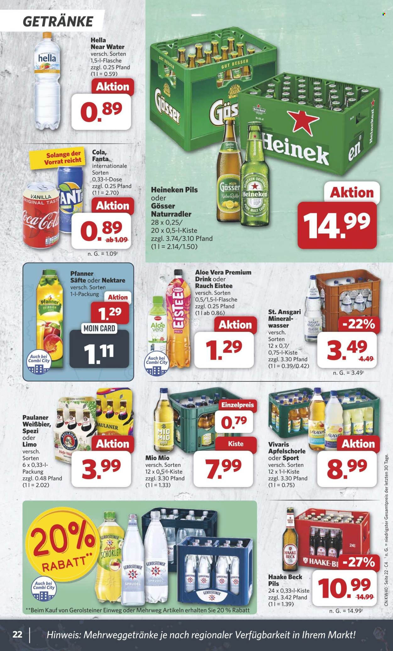 Combi Prospekte  - 30.09.2024 - 5.10.2024. Seite 22