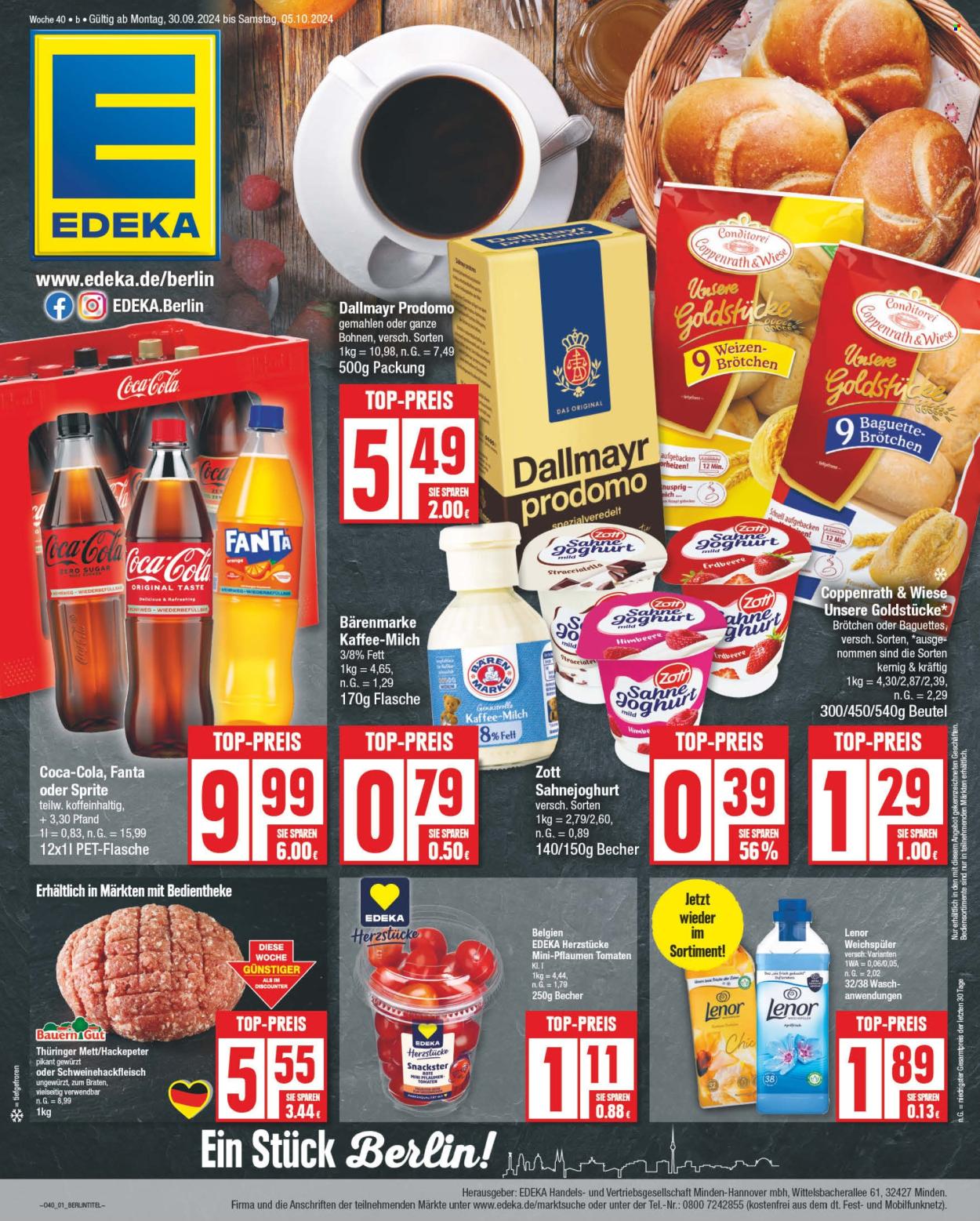 Edeka Prospekte  - 30.09.2024 - 5.10.2024. Seite 1