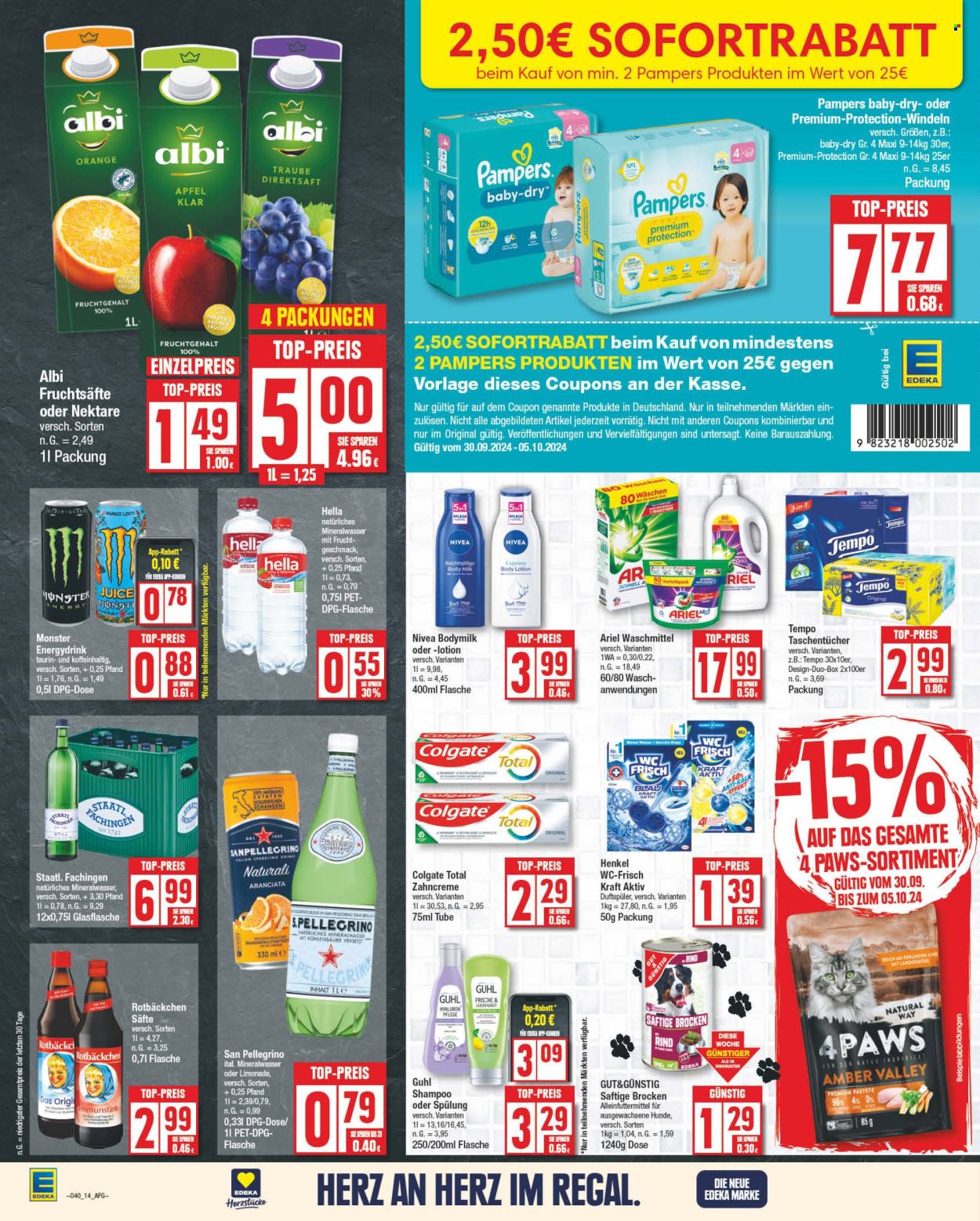 Edeka Prospekte  - 30.09.2024 - 5.10.2024. Seite 14