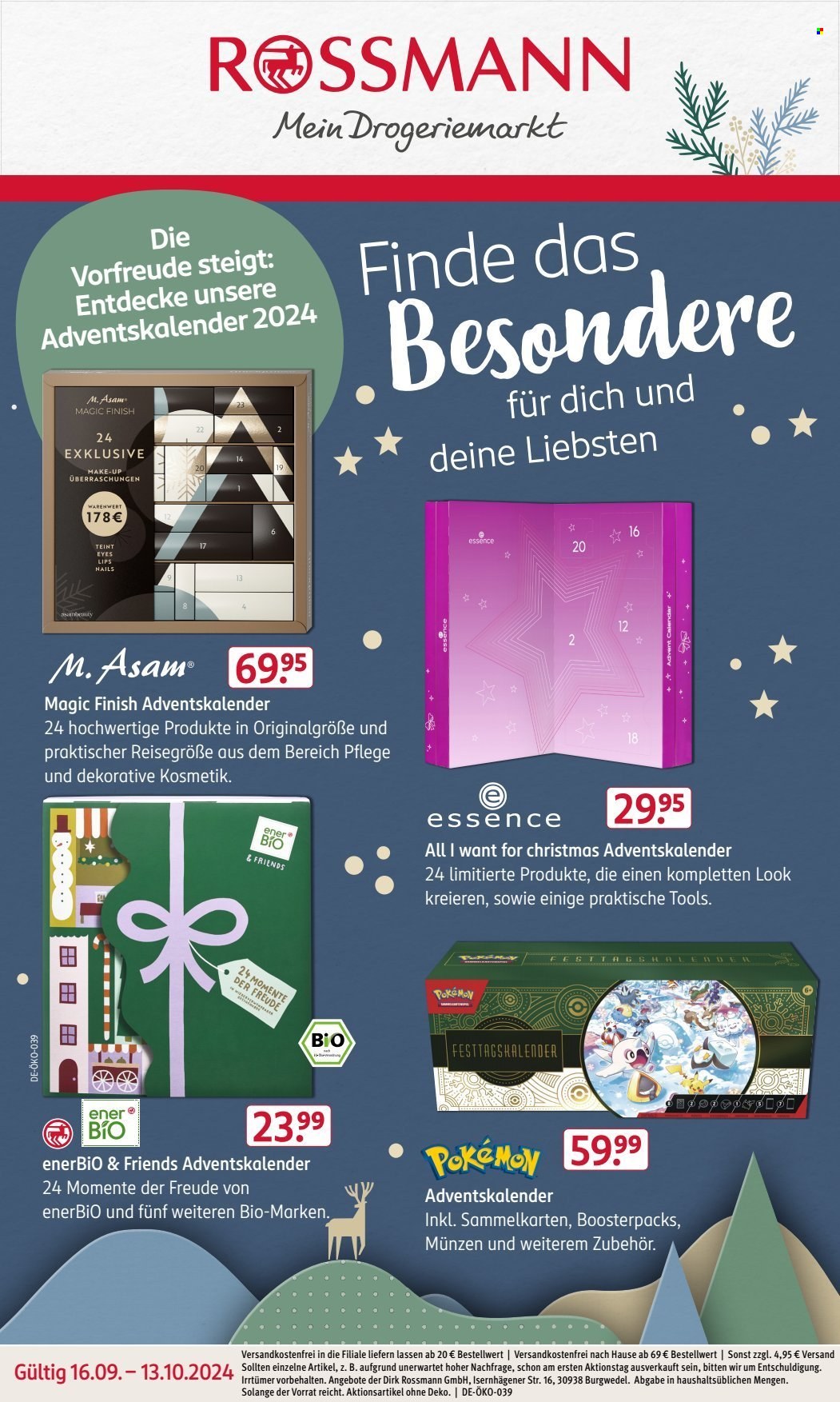 Rossmann Prospekte  - 16.09.2024 - 13.10.2024. Seite 1