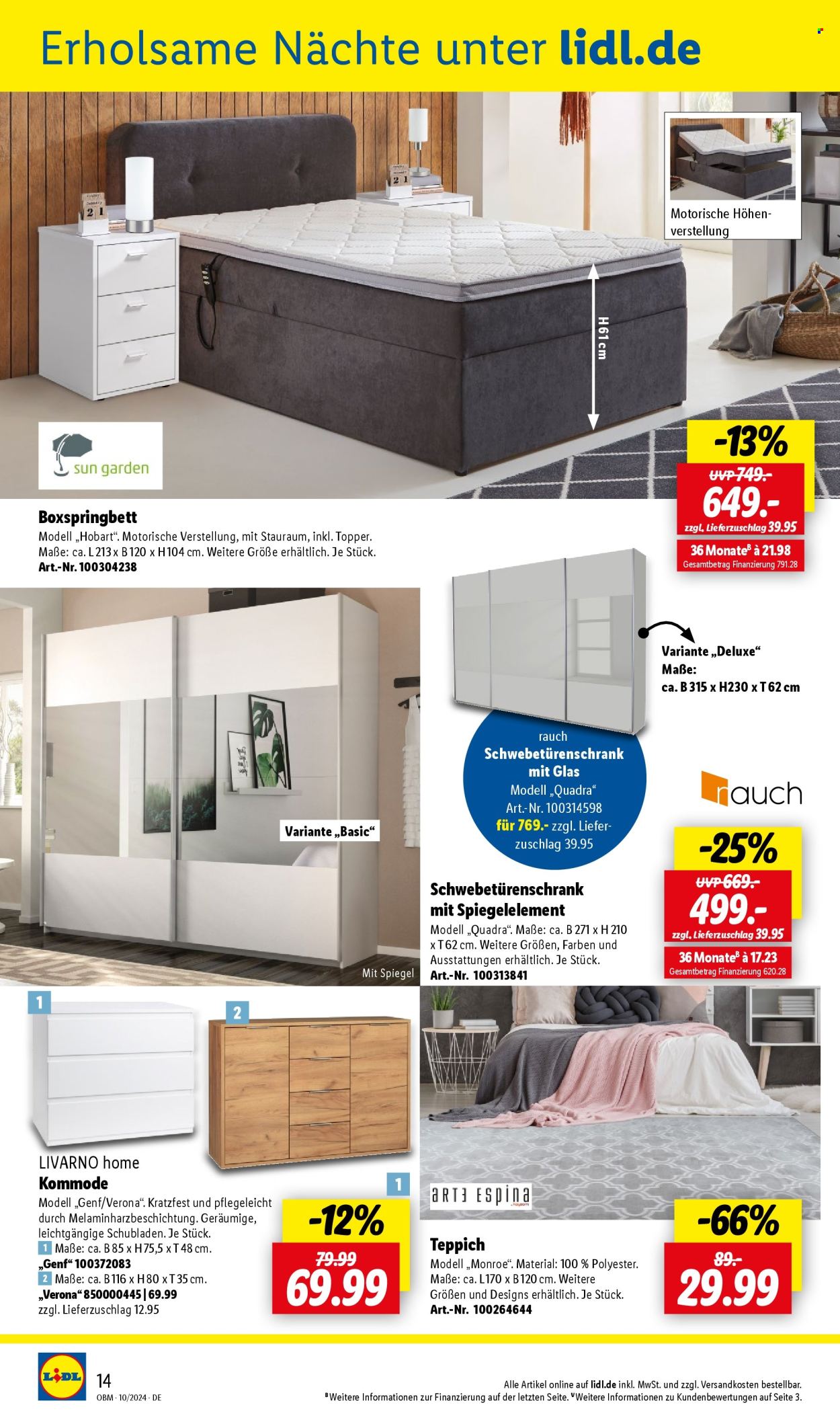 Lidl Prospekte  - 1.10.2024 - 31.10.2024. Seite 14