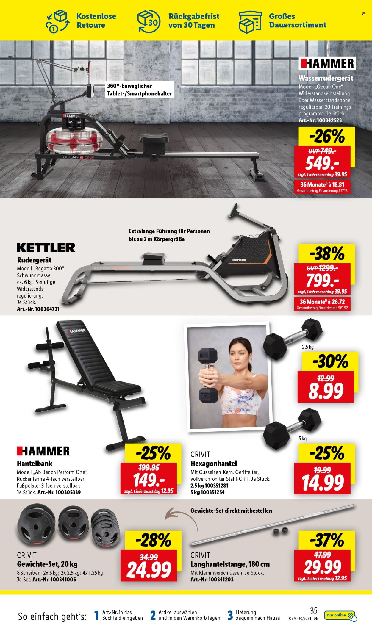 Lidl Prospekte  - 1.10.2024 - 31.10.2024. Seite 35