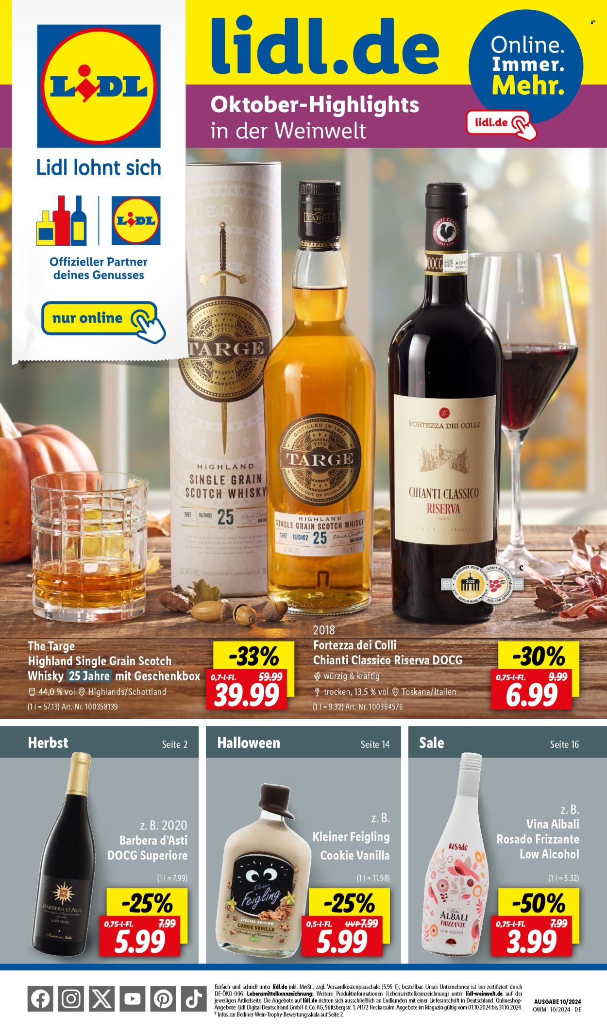 Lidl Prospekte  - 1.10.2024 - 31.10.2024. Seite 1