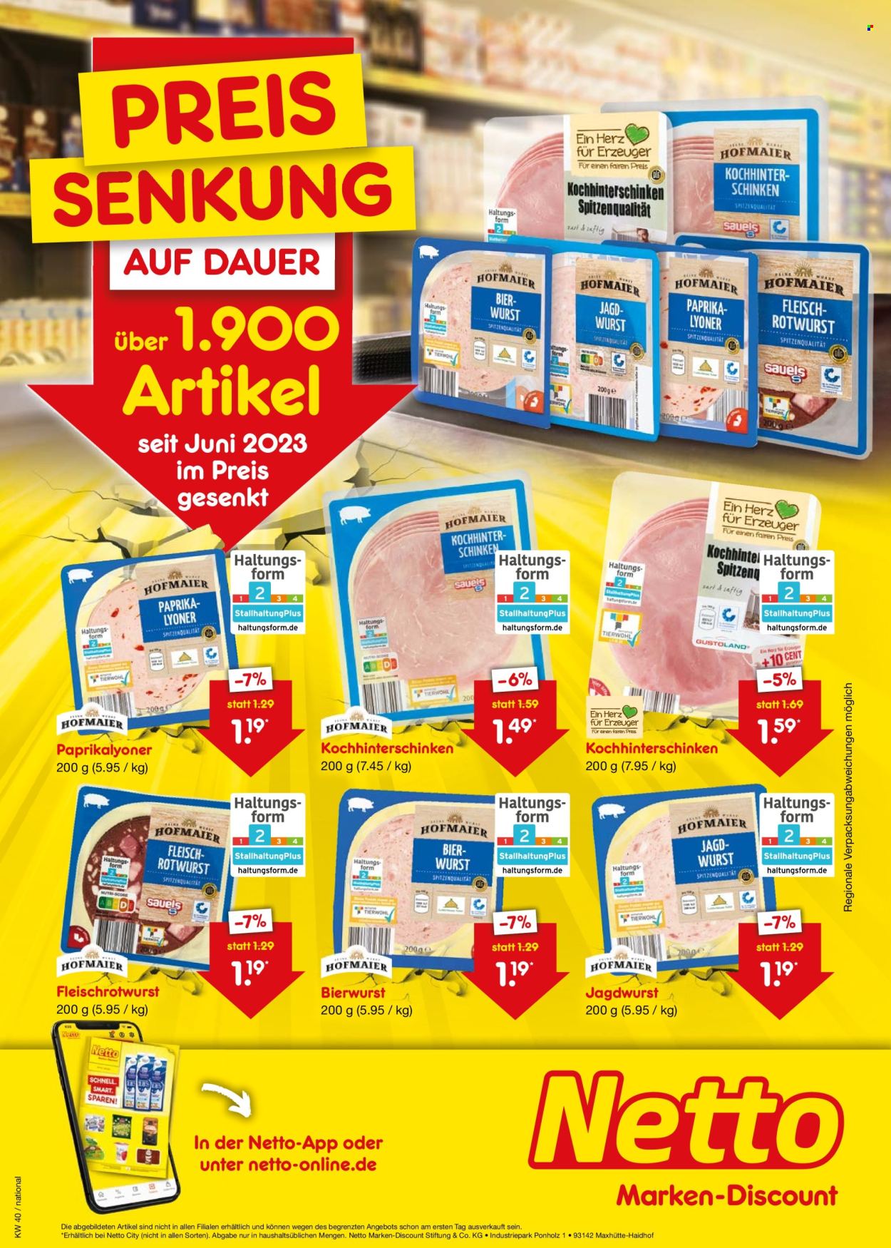 Netto Marken-Discount Prospekte  - 30.09.2024 - 5.10.2024. Seite 1